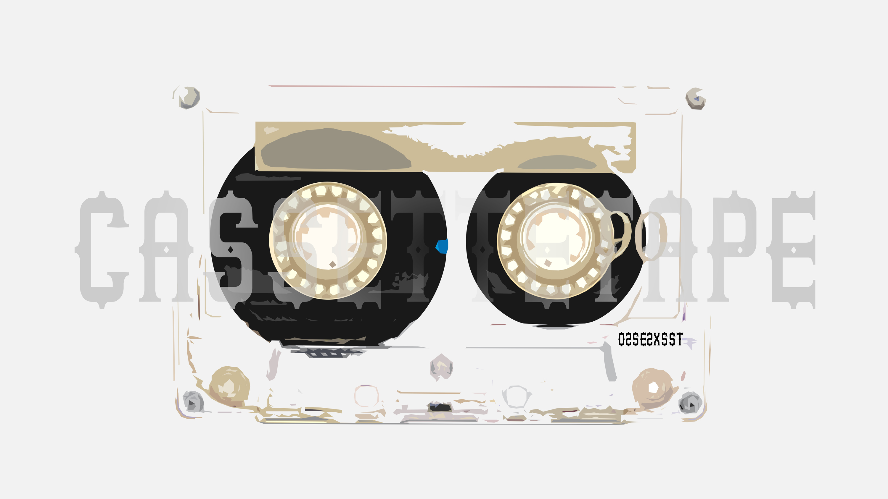 Artistic Cassette Digital Art Music Retro Vintage 3000x1688