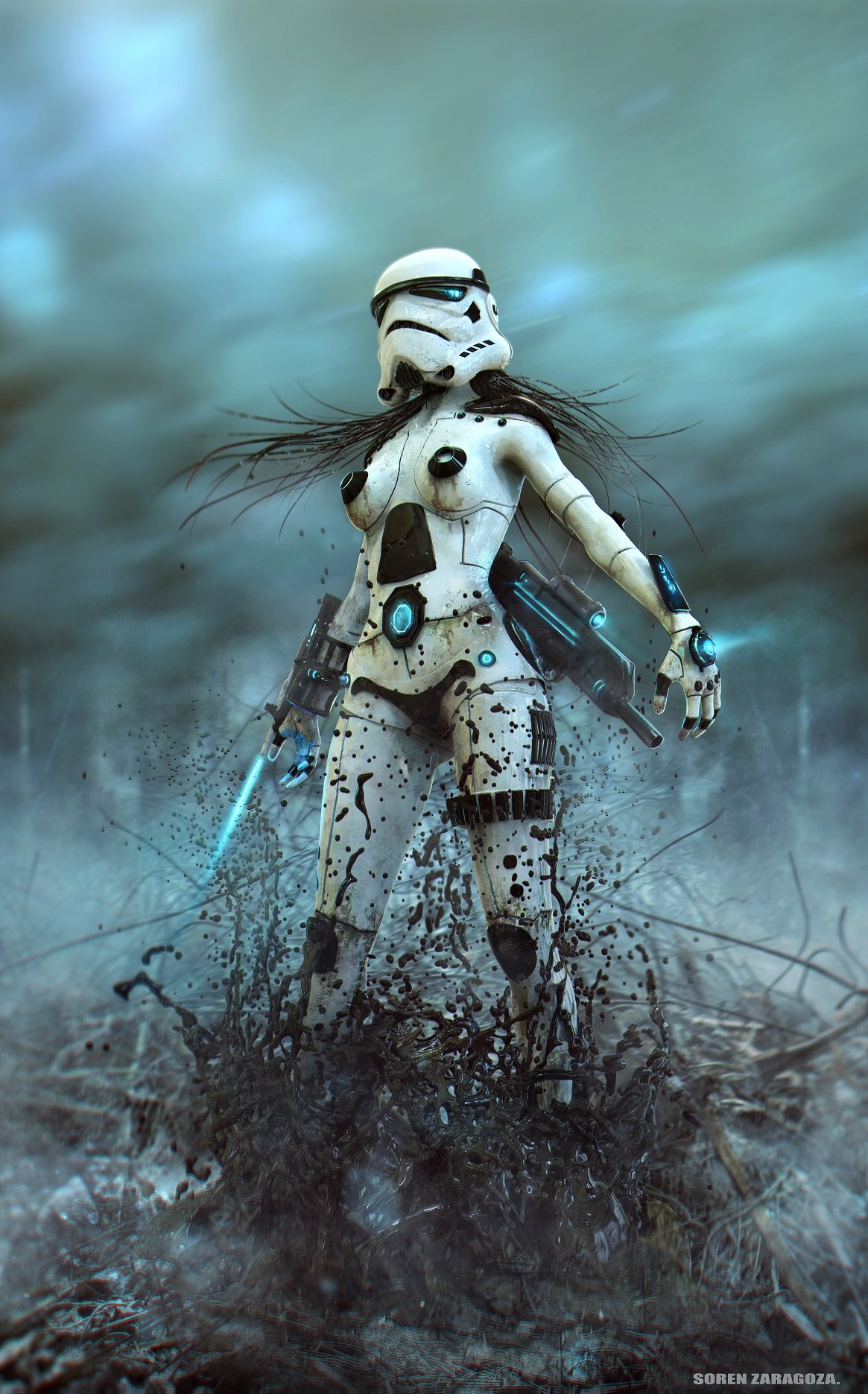 Star Wars Artwork Science Fiction Stormtrooper 1165x1871