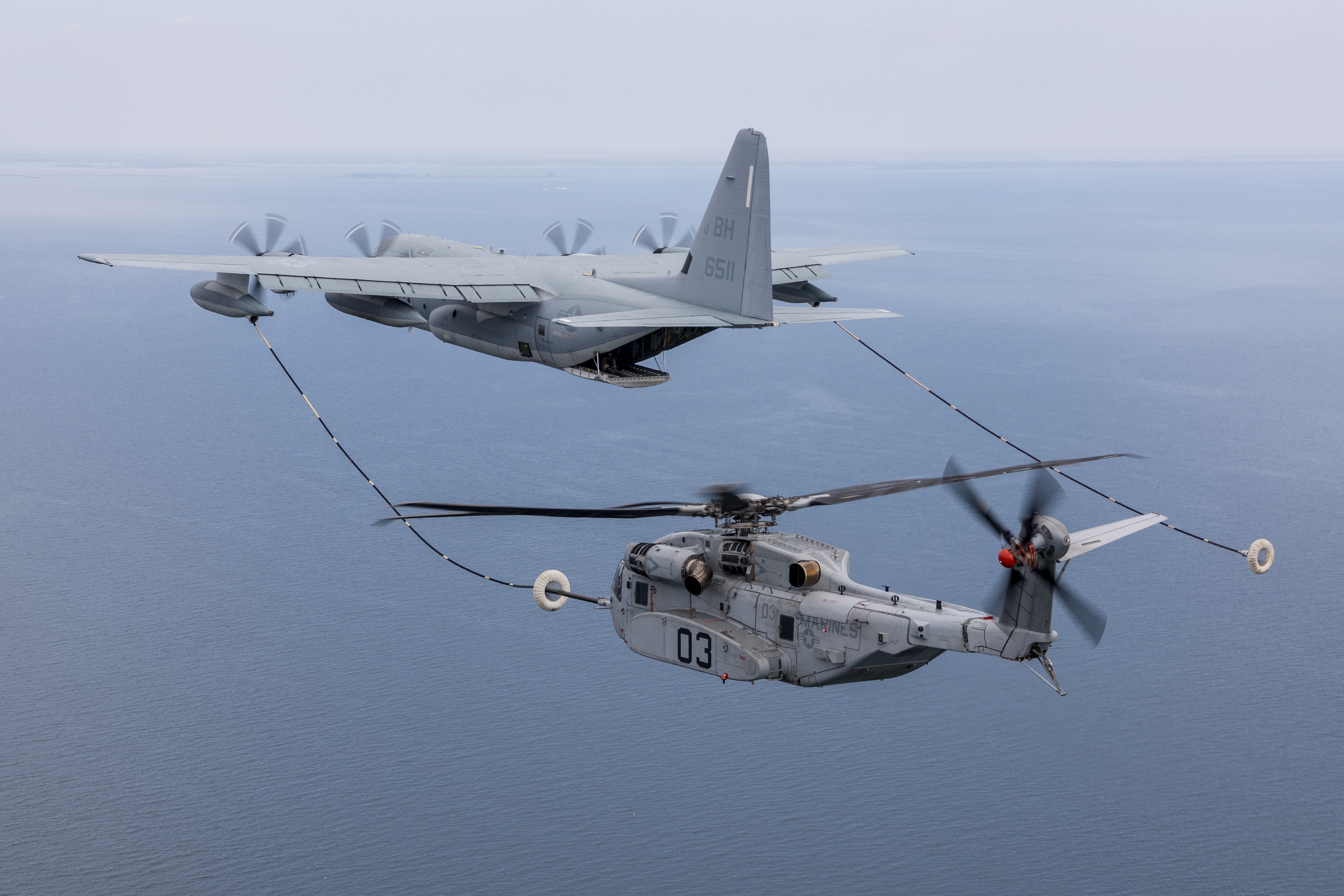 Aircraft Helicopter Refueling Sikorsky Ch 53k King Stallion 2880x1920