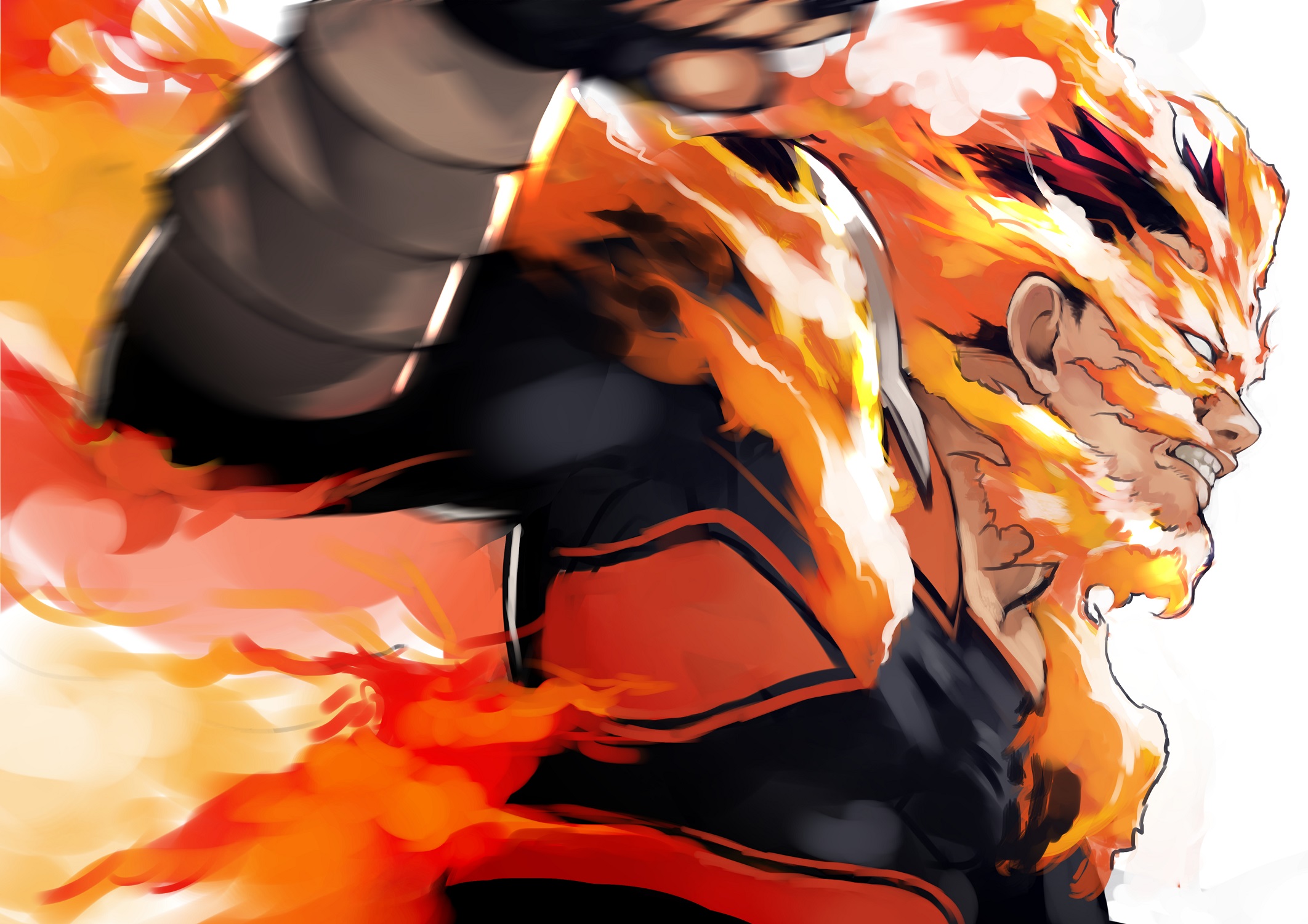Boku No Hero Academia Endeavor Boku No Hero Academia Enji Todoroki Flame My Hero Academia Red Hair W 2124x1500