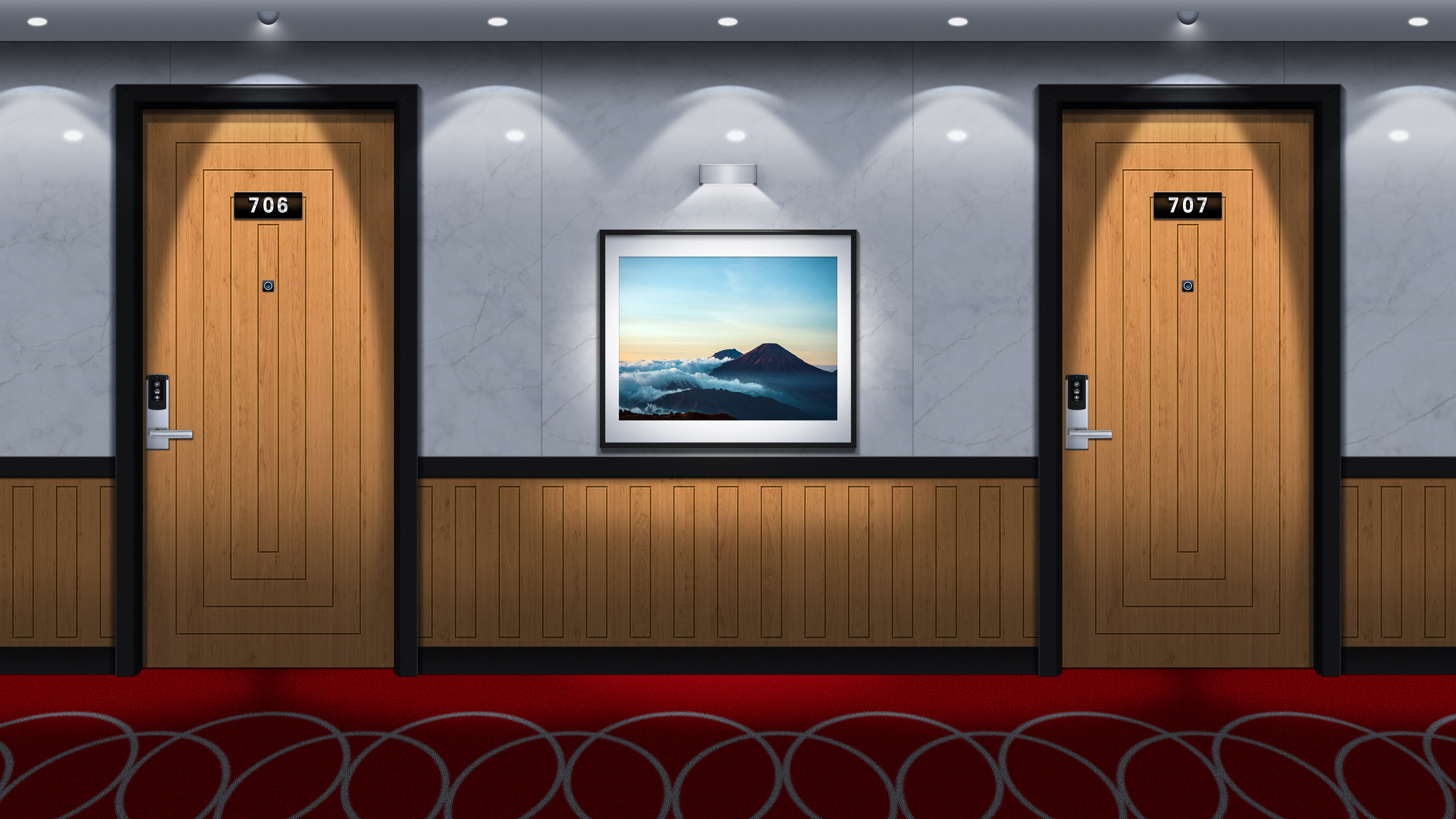 Hotel Hallway Carpet 5333x3000