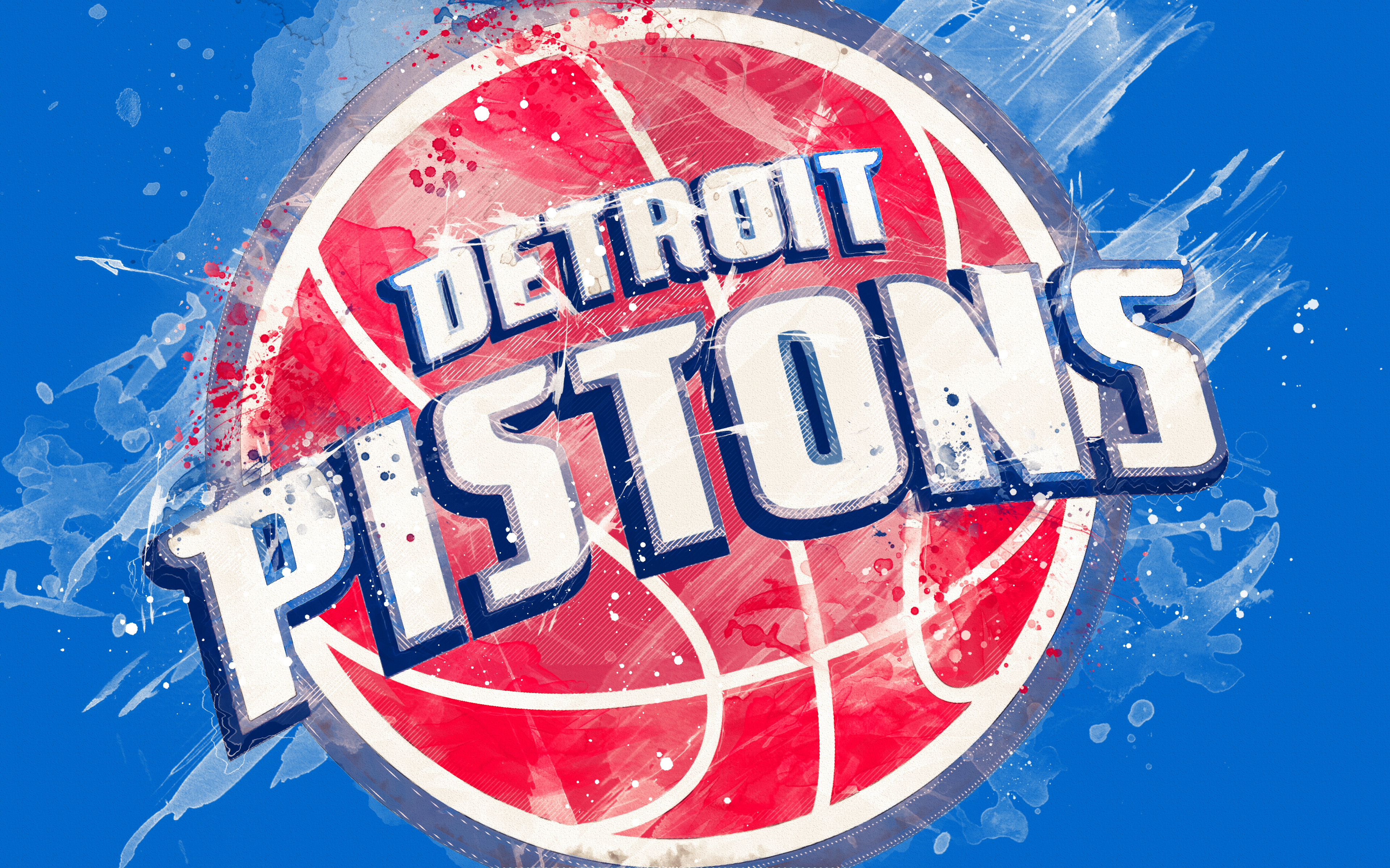 Basketball Detroit Pistons Logo Nba 3840x2400