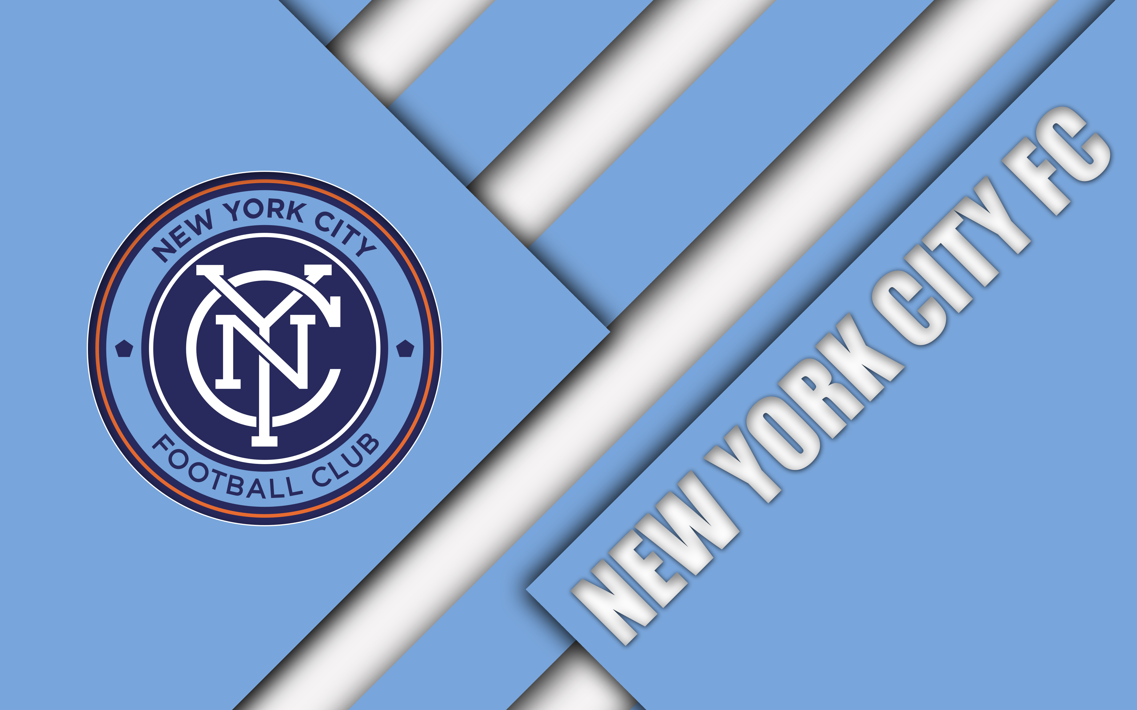 Logo Mls New York City Fc Soccer 3840x2400