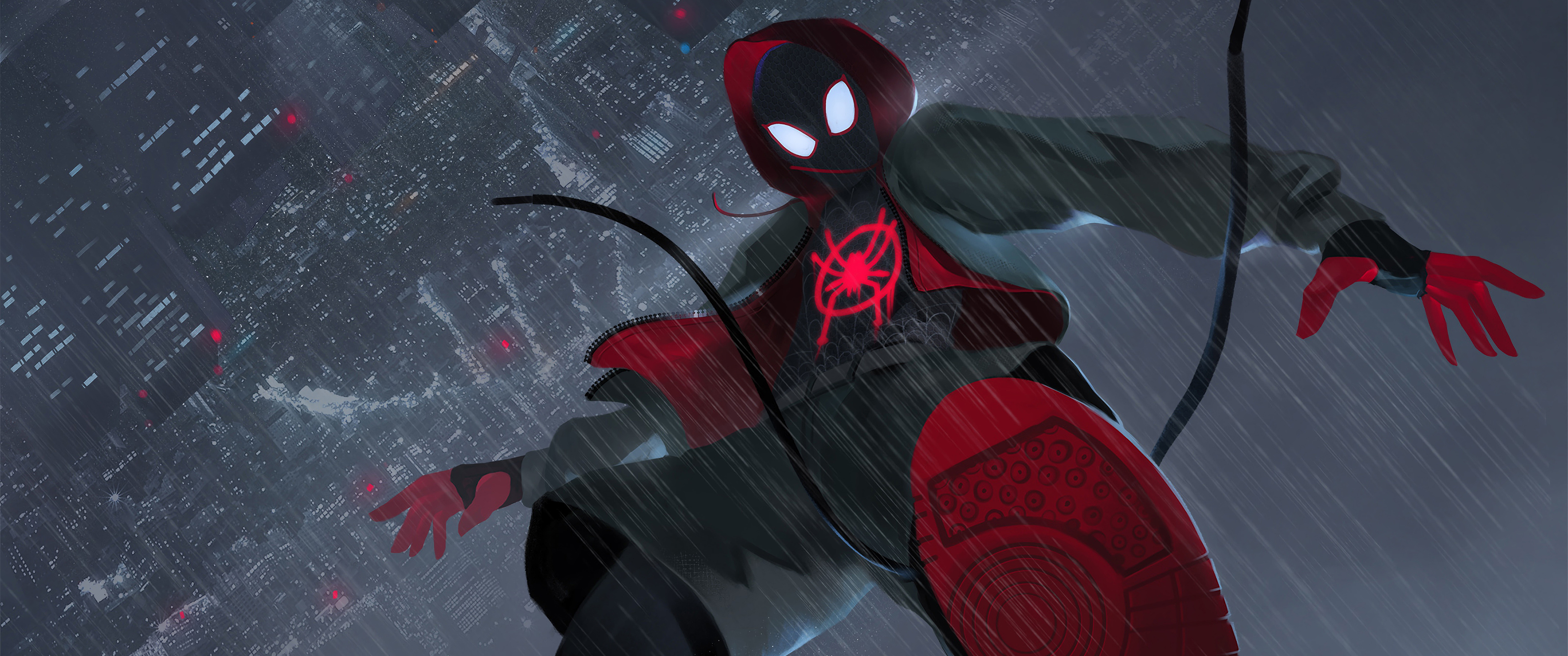 Spiderverse Into The Spiderverse Spider Man Spiderman Miles Morales Ultrawide 3440x1440