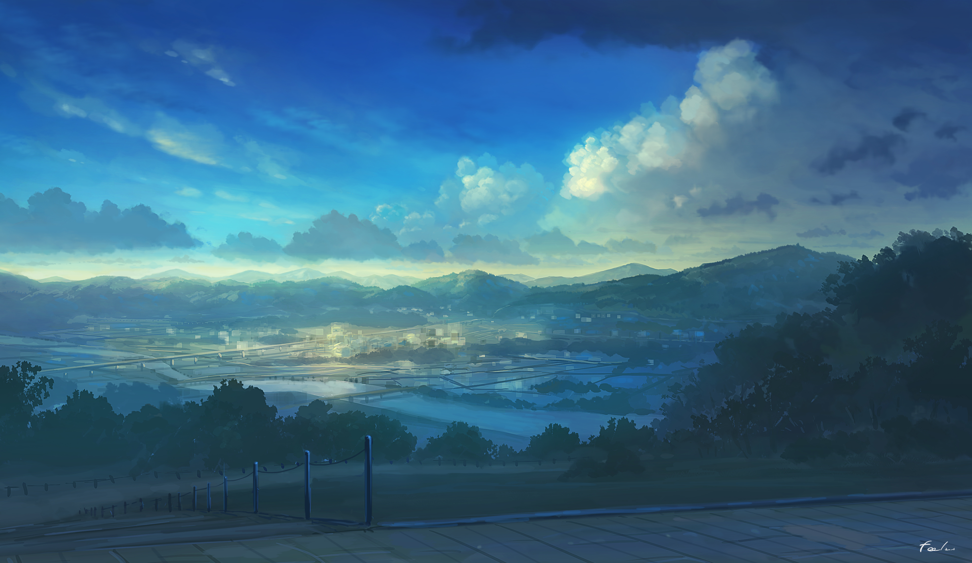 Landscape Sky Nasitaki Clouds 3827x2217