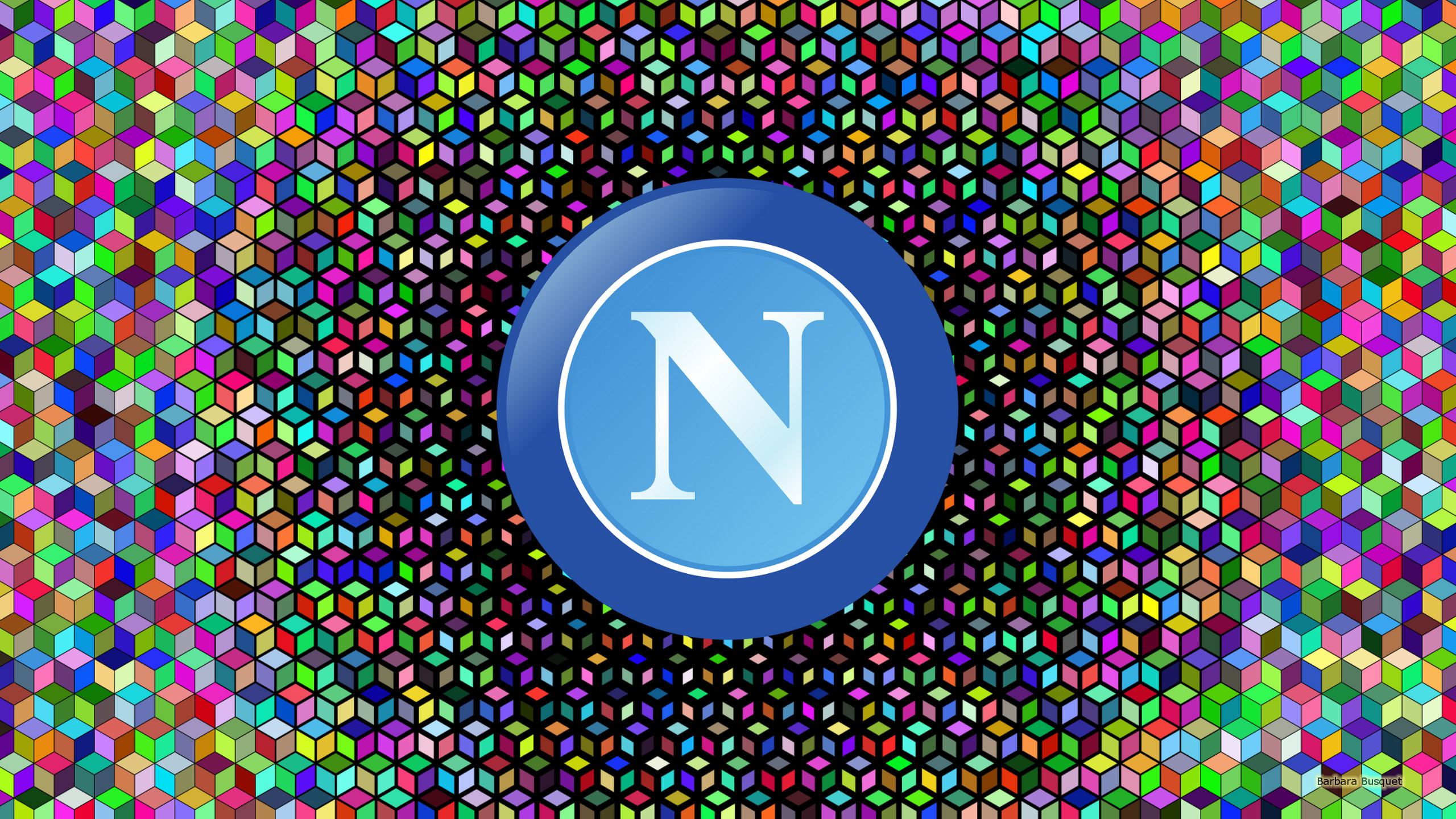Emblem Logo S S C Napoli Soccer 2560x1440