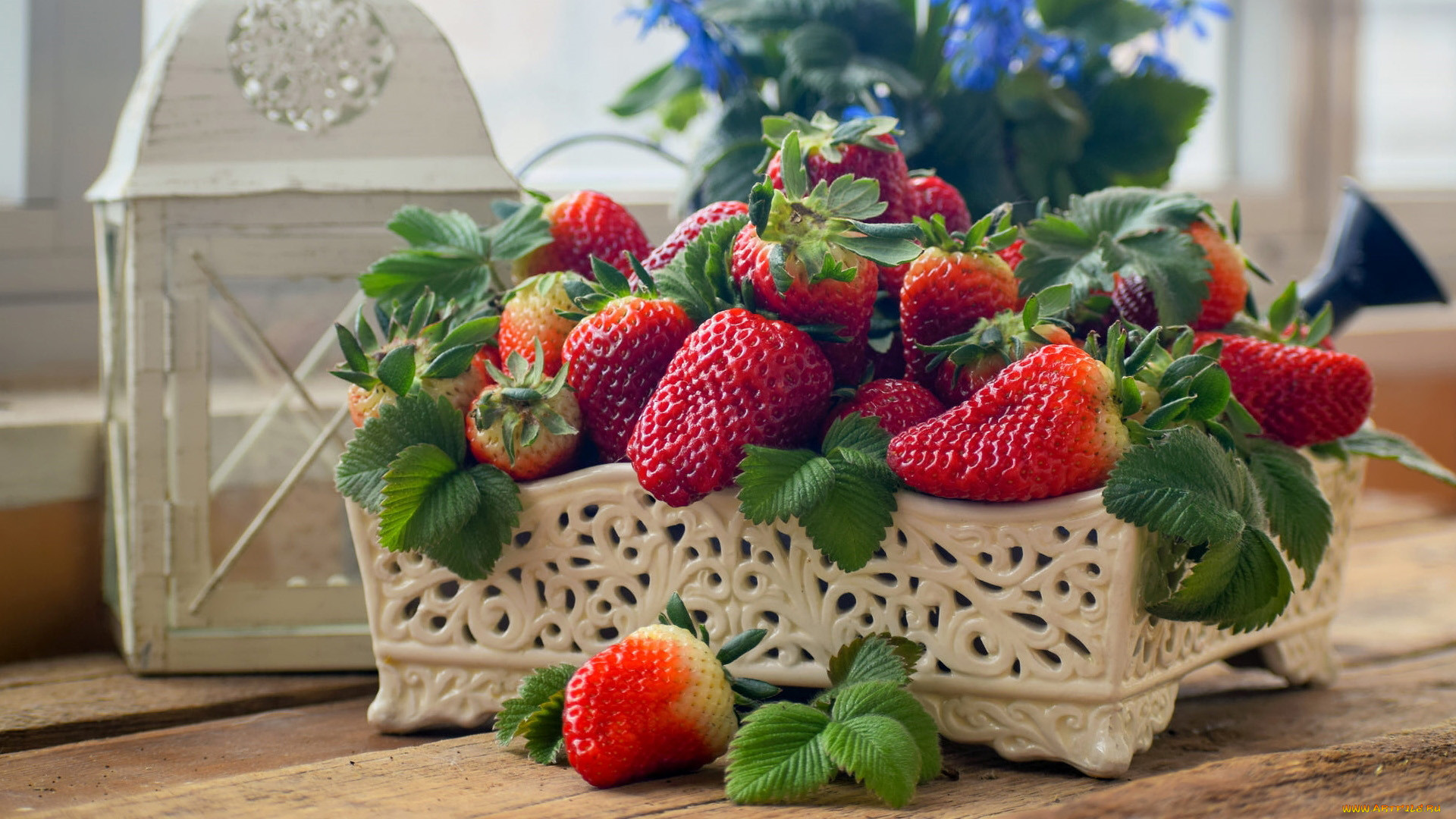 Food Fruit Berries Strawberries 1920x1080