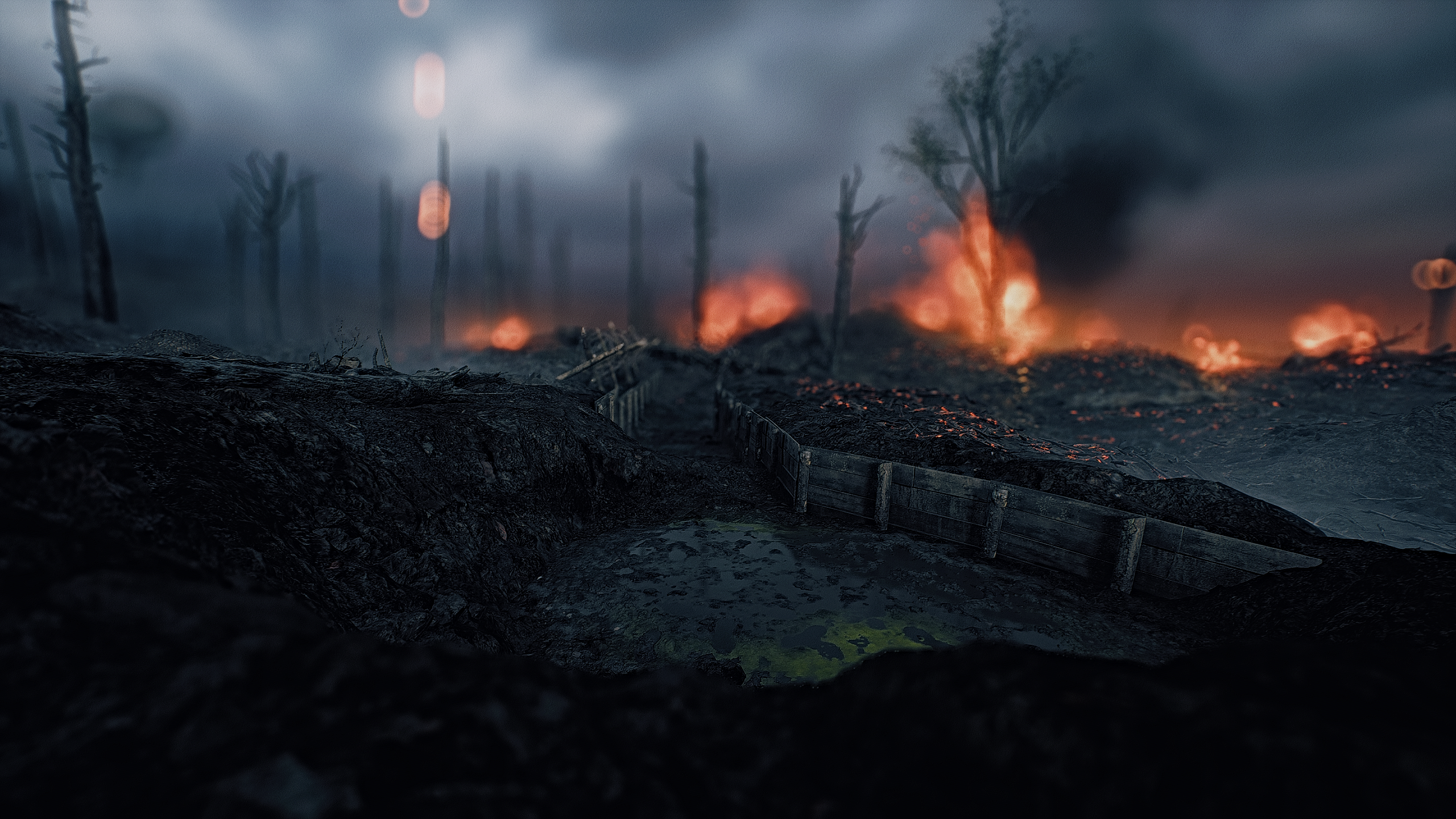 Battlefield 1 Mud Trenches 2560x1440