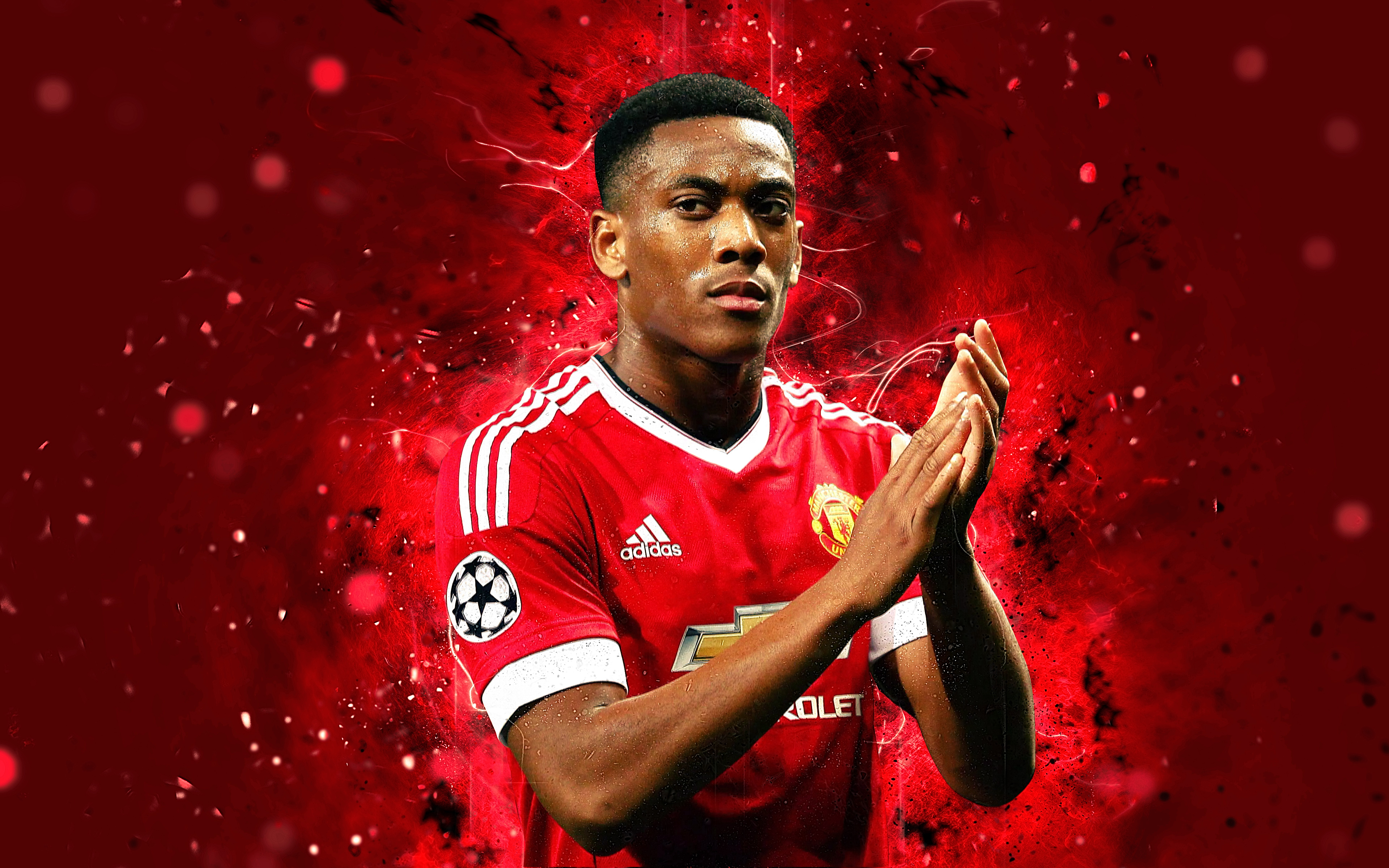 Anthony Martial French Manchester United F C Soccer 3840x2400