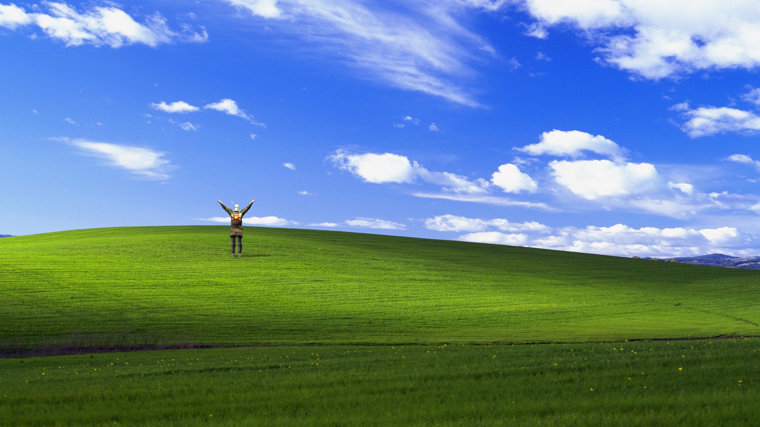 Praisethesun Dark Souls Solaire Of Astora Windows XP Landscape 2560x1440
