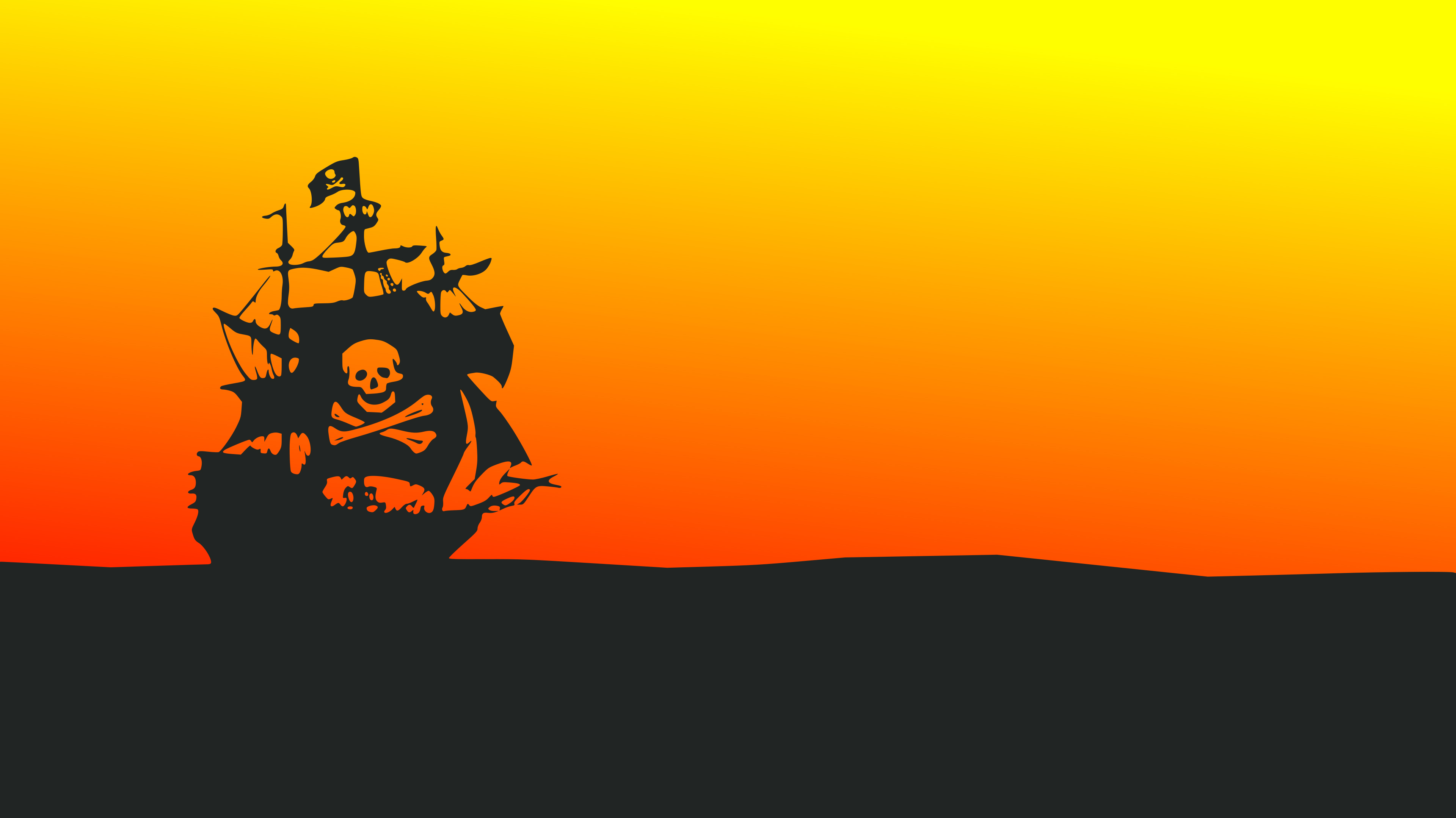 Ship Sunset The Pirate Bay 3840x2160