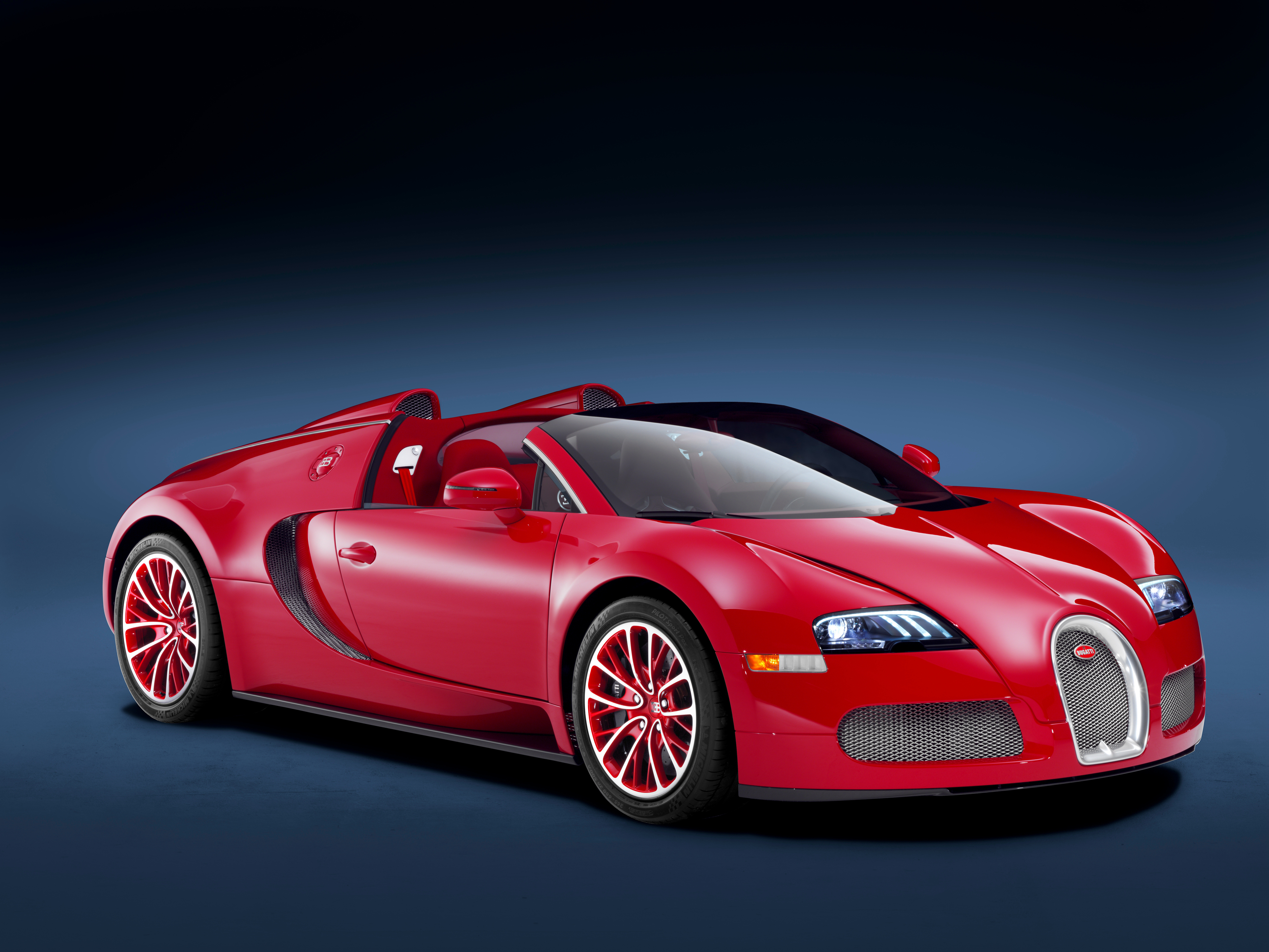 Bugatti Bugatti Veyron Car Red Car Sport Car Supercar Vehicle 4096x3072
