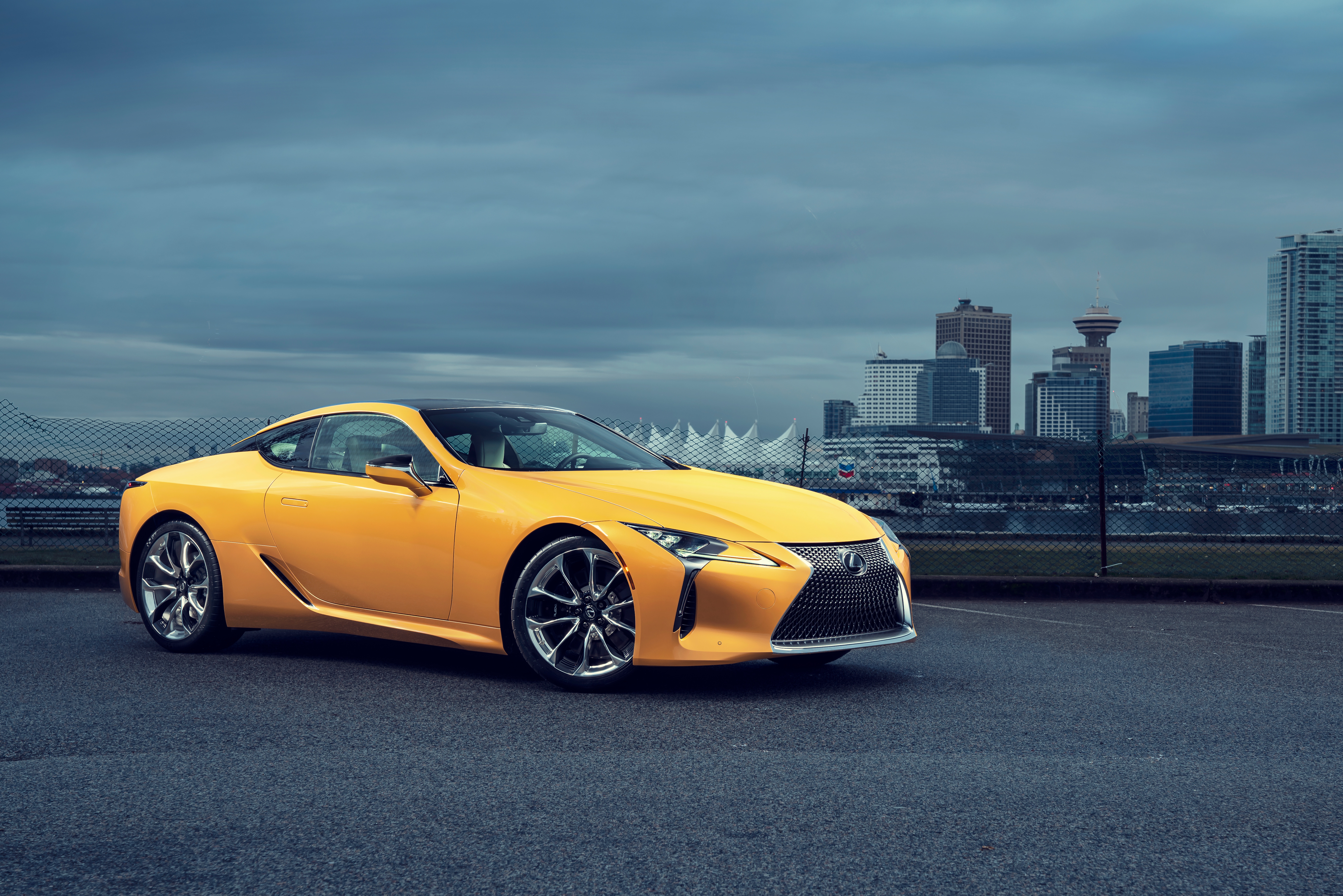 Car Lexus Lexus Lc 500 Luxury Car Vehicle Yellow Car 7680x5123