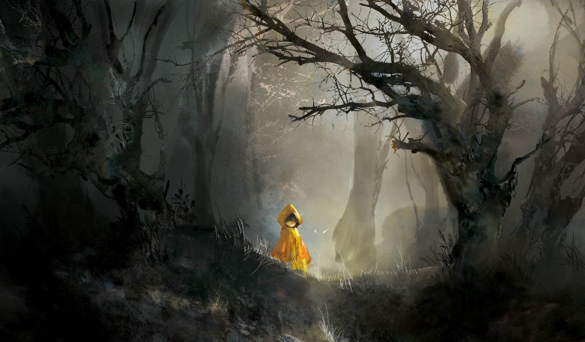 Little Nightmares Trees Creepy Forest 1920x1123