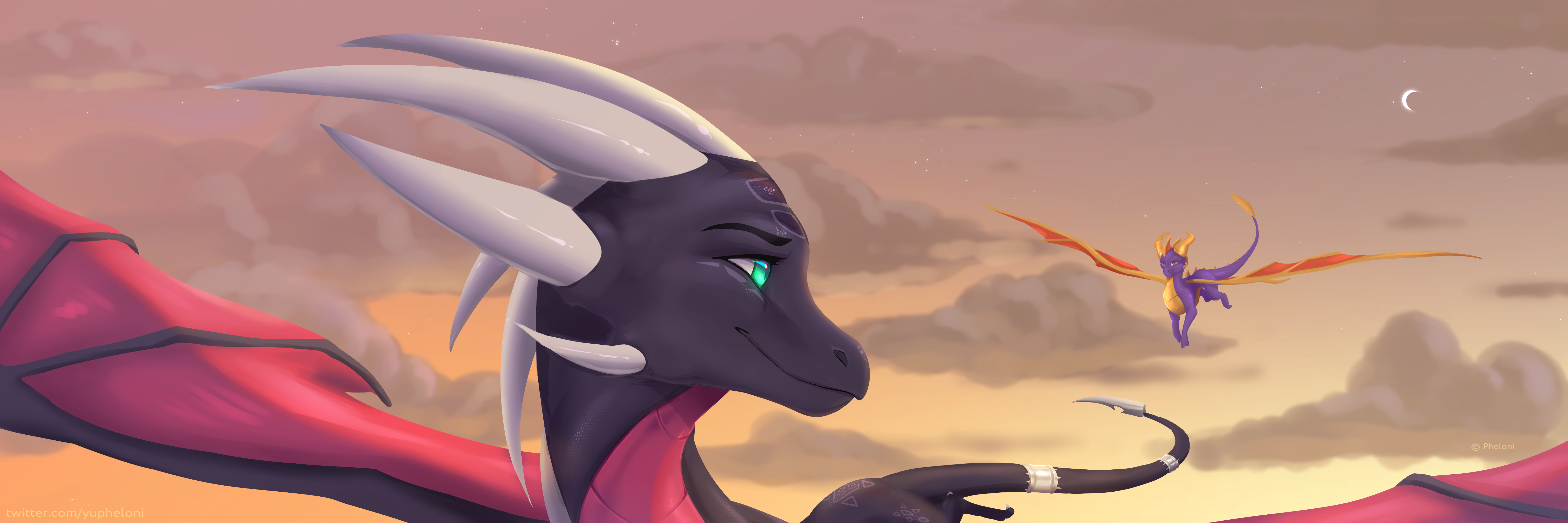 Dragon Video Game Characters Spyro The Legend Of Spyro Dawn Of The Dragon Cynder 6000x2000