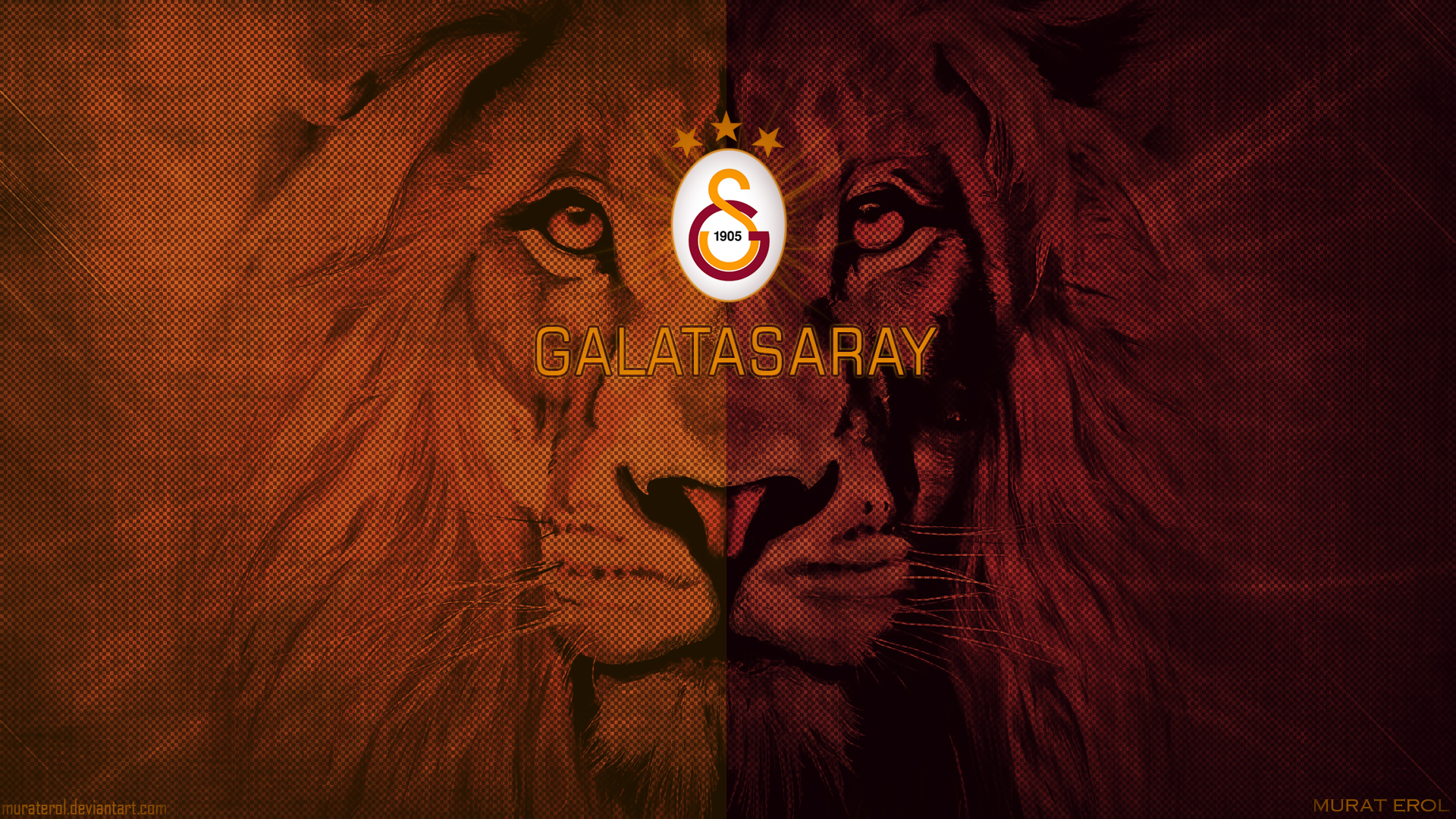 Emblem Galatasaray S K Lion Logo Soccer 1920x1080
