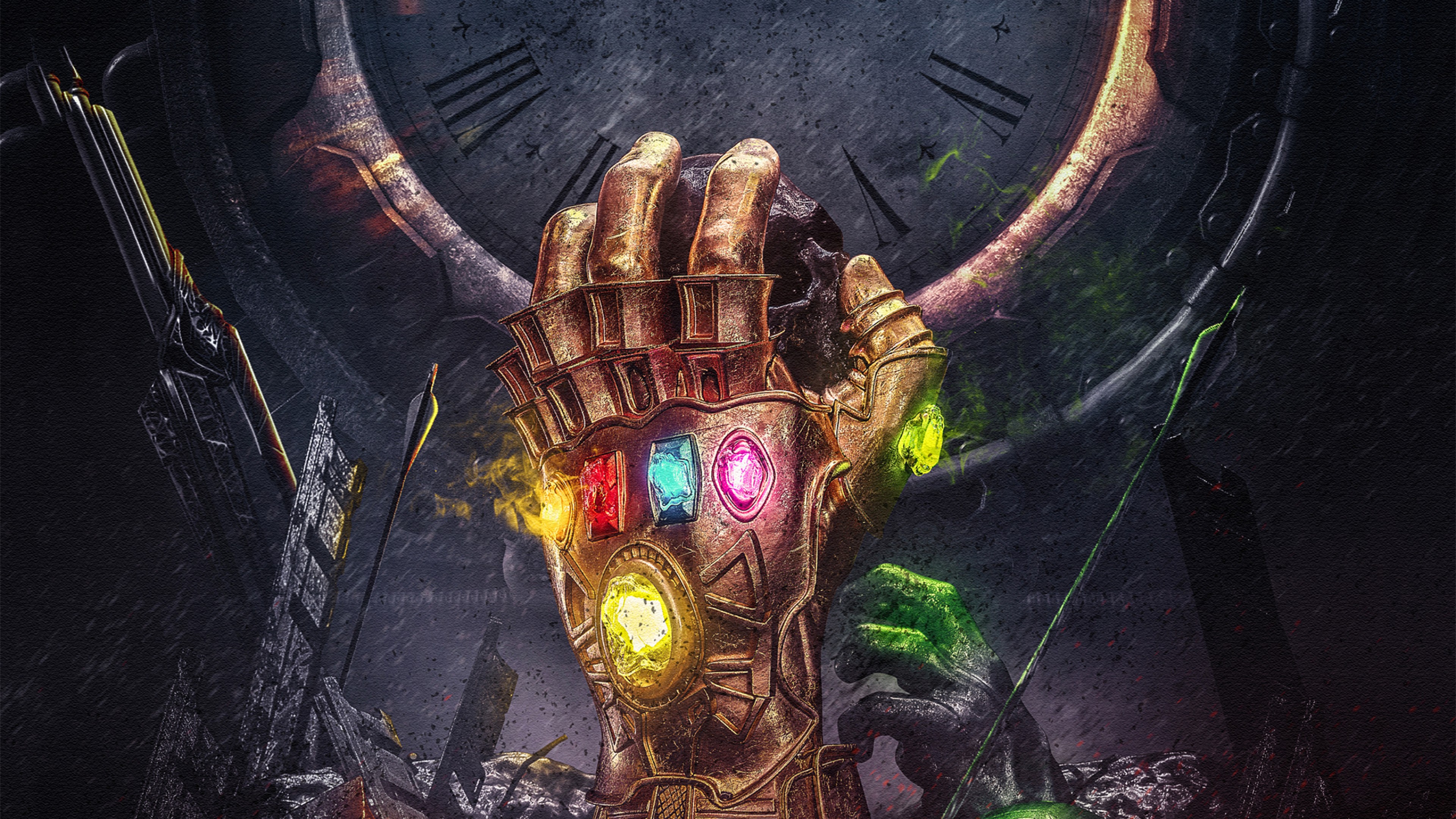 Infinity Gauntlet Marvel Comics 3840x2160