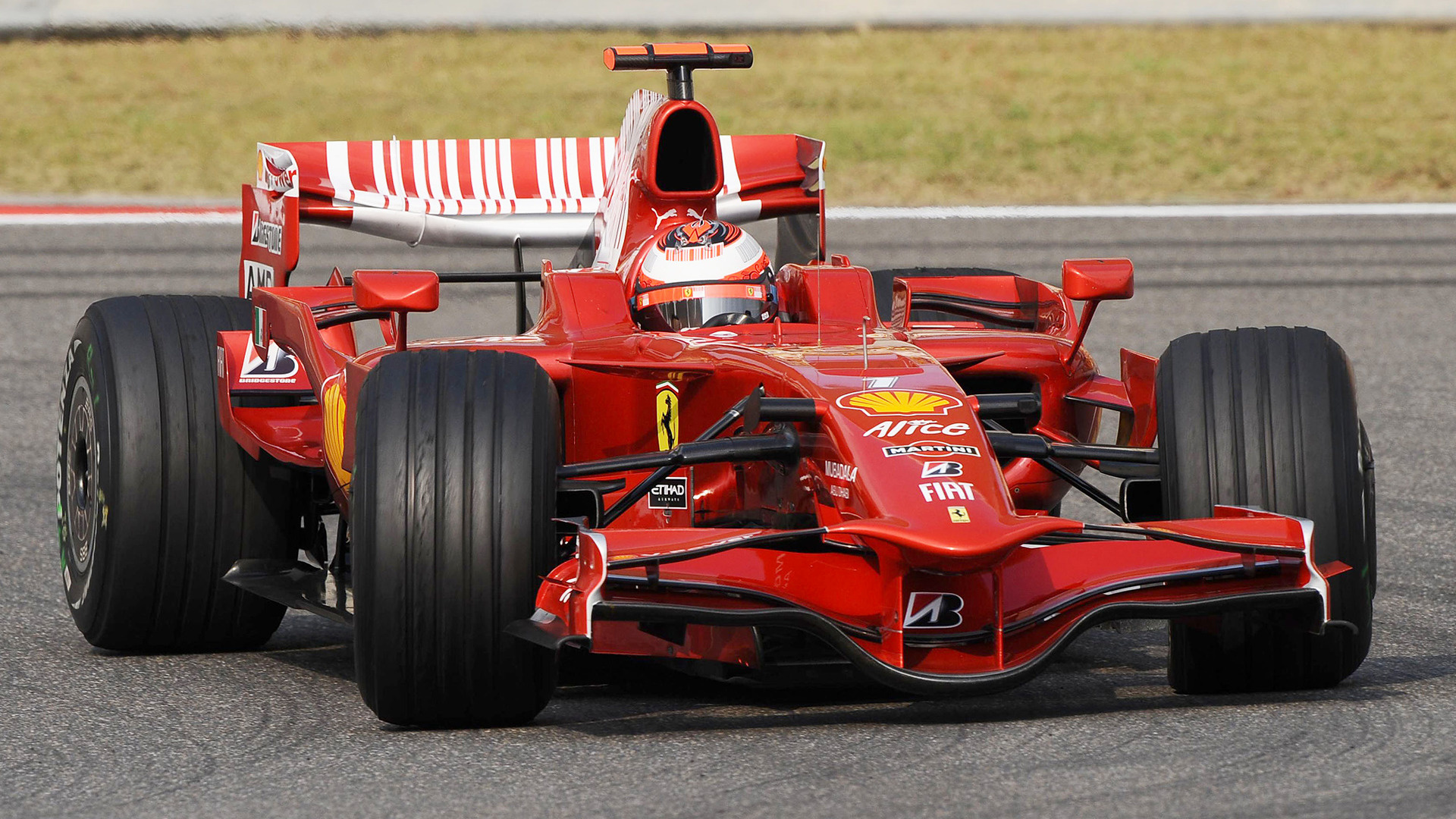 Car Ferrari F2008 Formula 1 Race Car Red Car 1920x1080