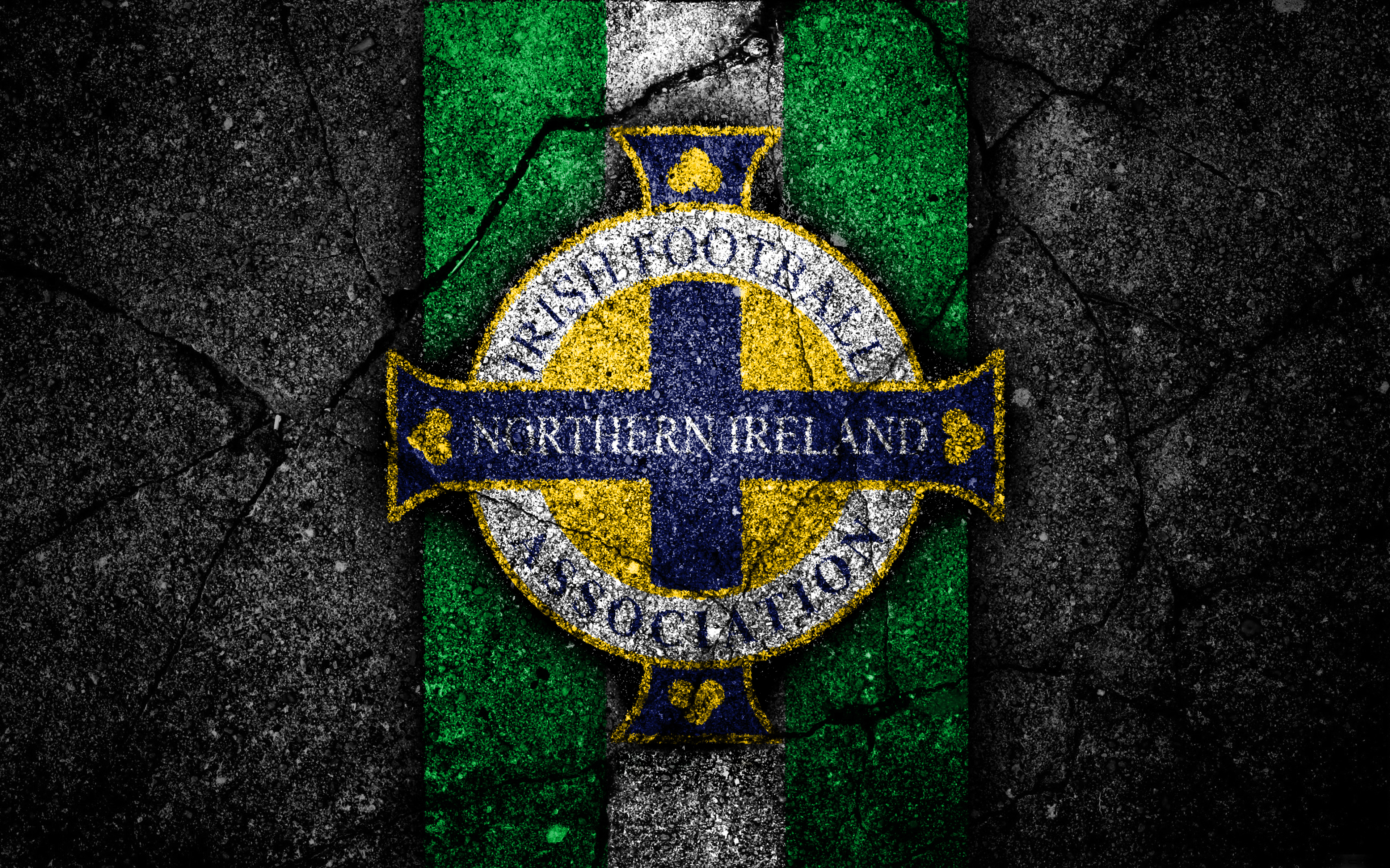 Emblem Logo Northern Ireland Soccer 3840x2400