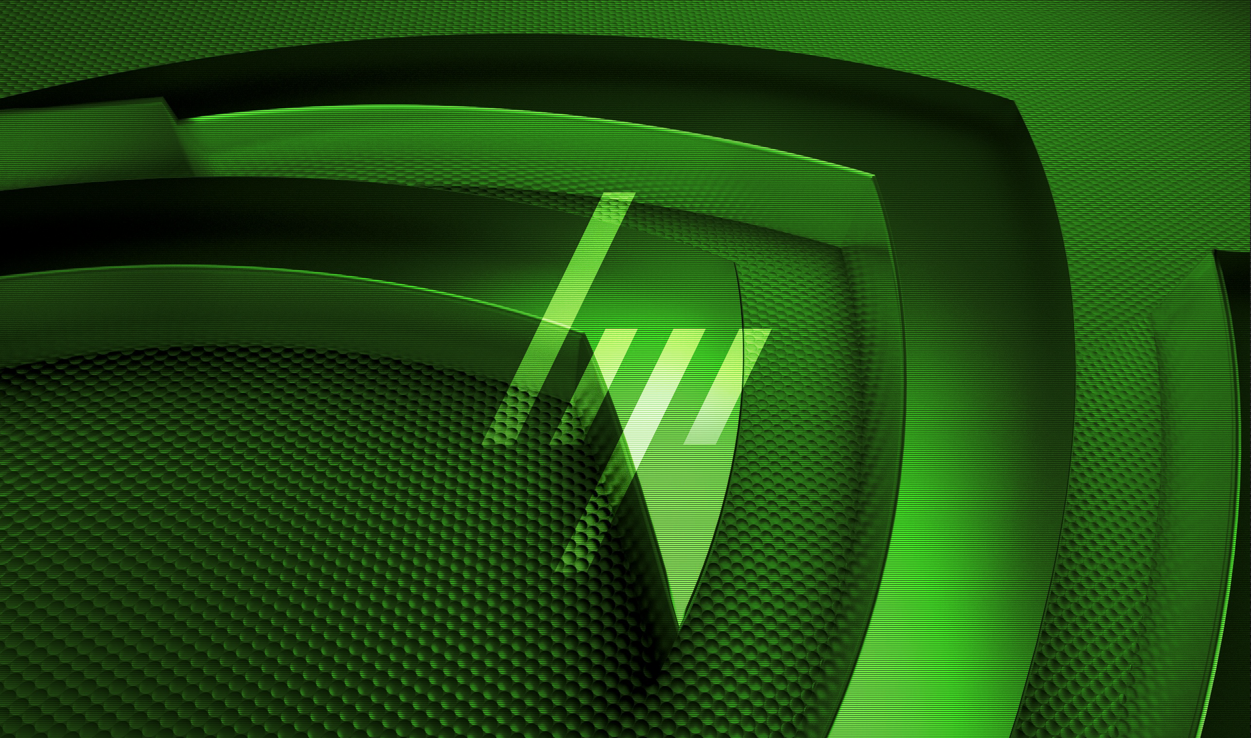 Hewlett Packard Nvidia Green Background Logo 2560x1511
