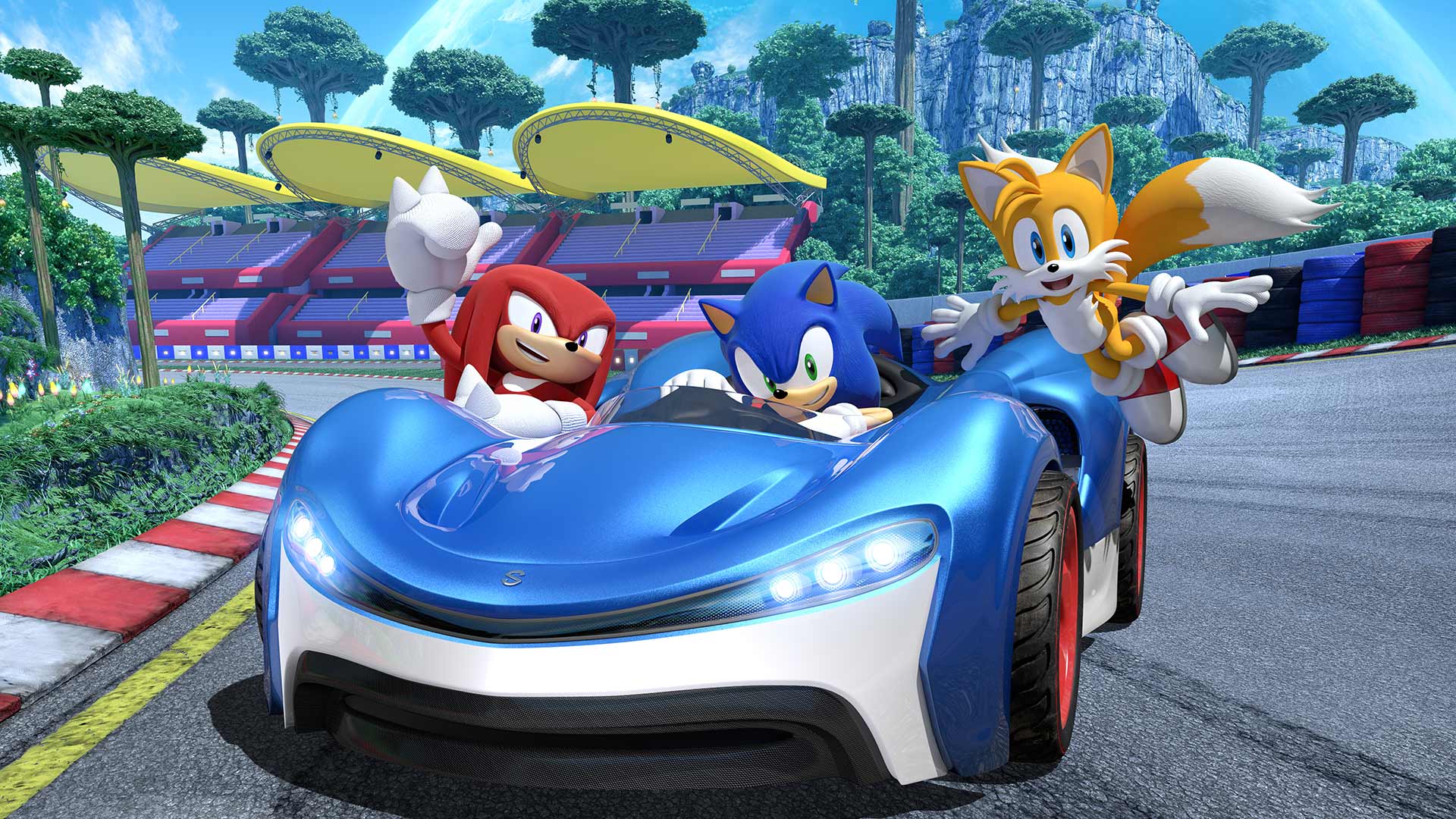 Knuckles The Echidna Miles Quot Tails Quot Prower Sonic The Hedgehog Team Sonic Racing 1920x1080
