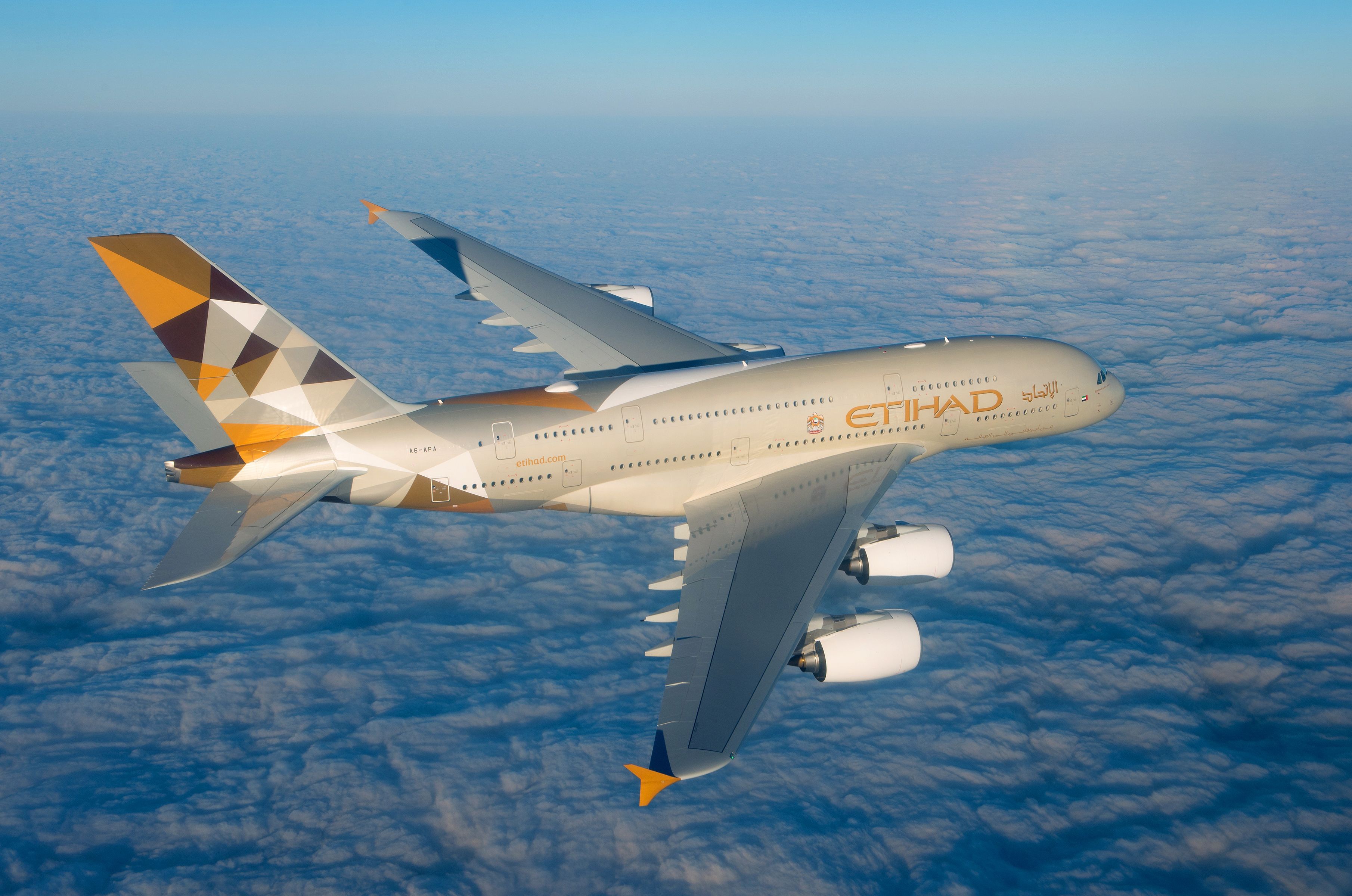 Airbus Airbus A380 Aircraft Cloud Passenger Plane 3620x2400