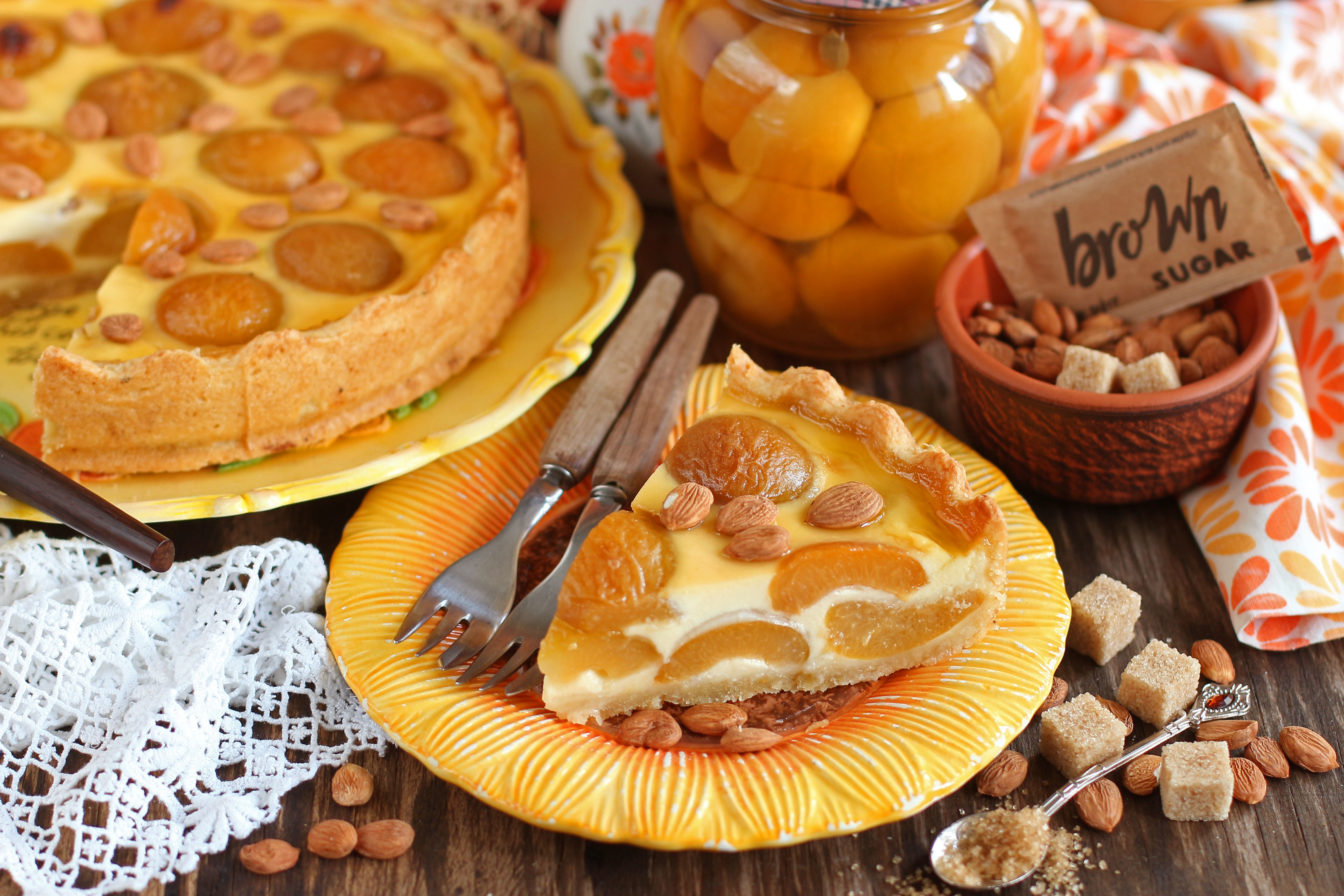 Almond Apricot Baking Pie Still Life 5184x3456