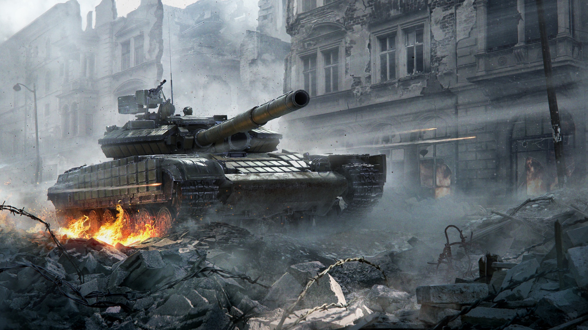 T 90 Tank War Thunder 1920x1080