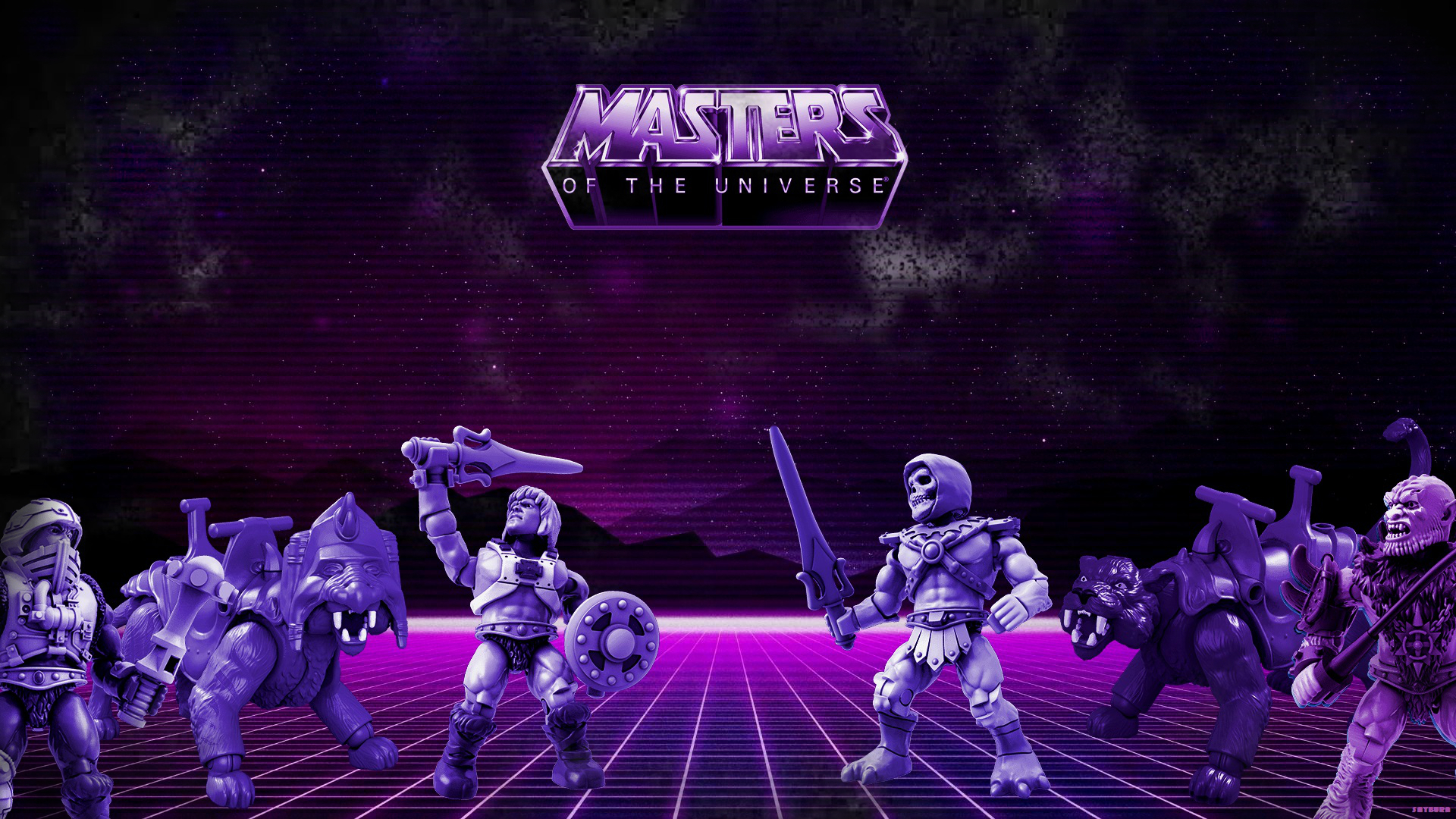 Masters Of The Universe He Man Purple Background 1920x1080
