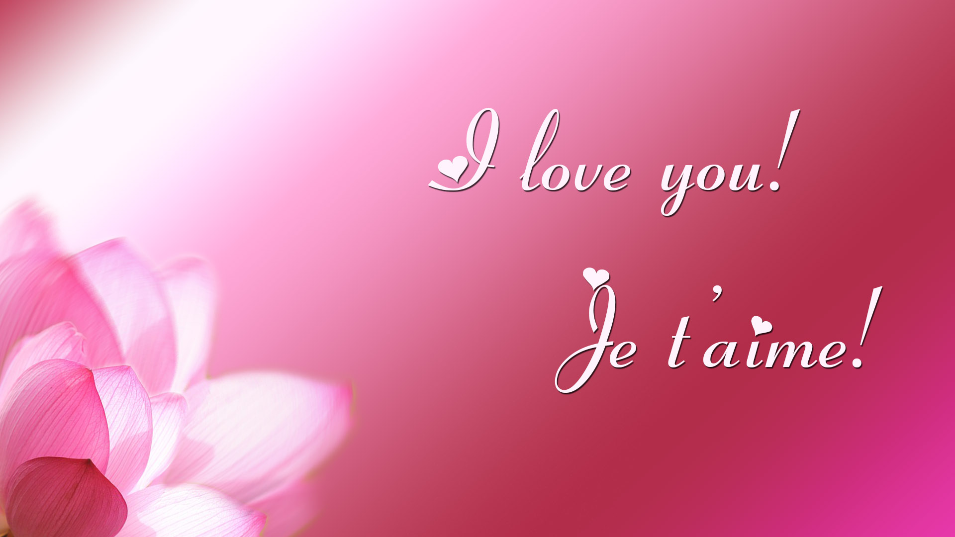Abstract Artistic Colors Digital Art Gradient Pink Typography Valentine 039 S Day 1920x1080