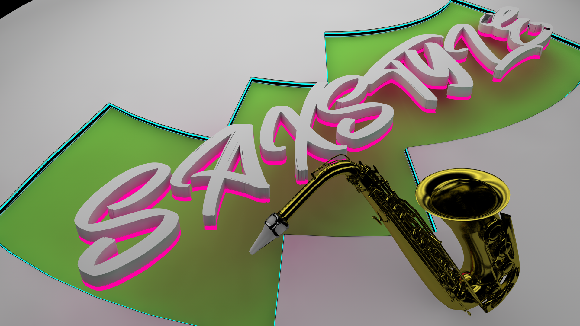 Saxophones Music 1920x1080