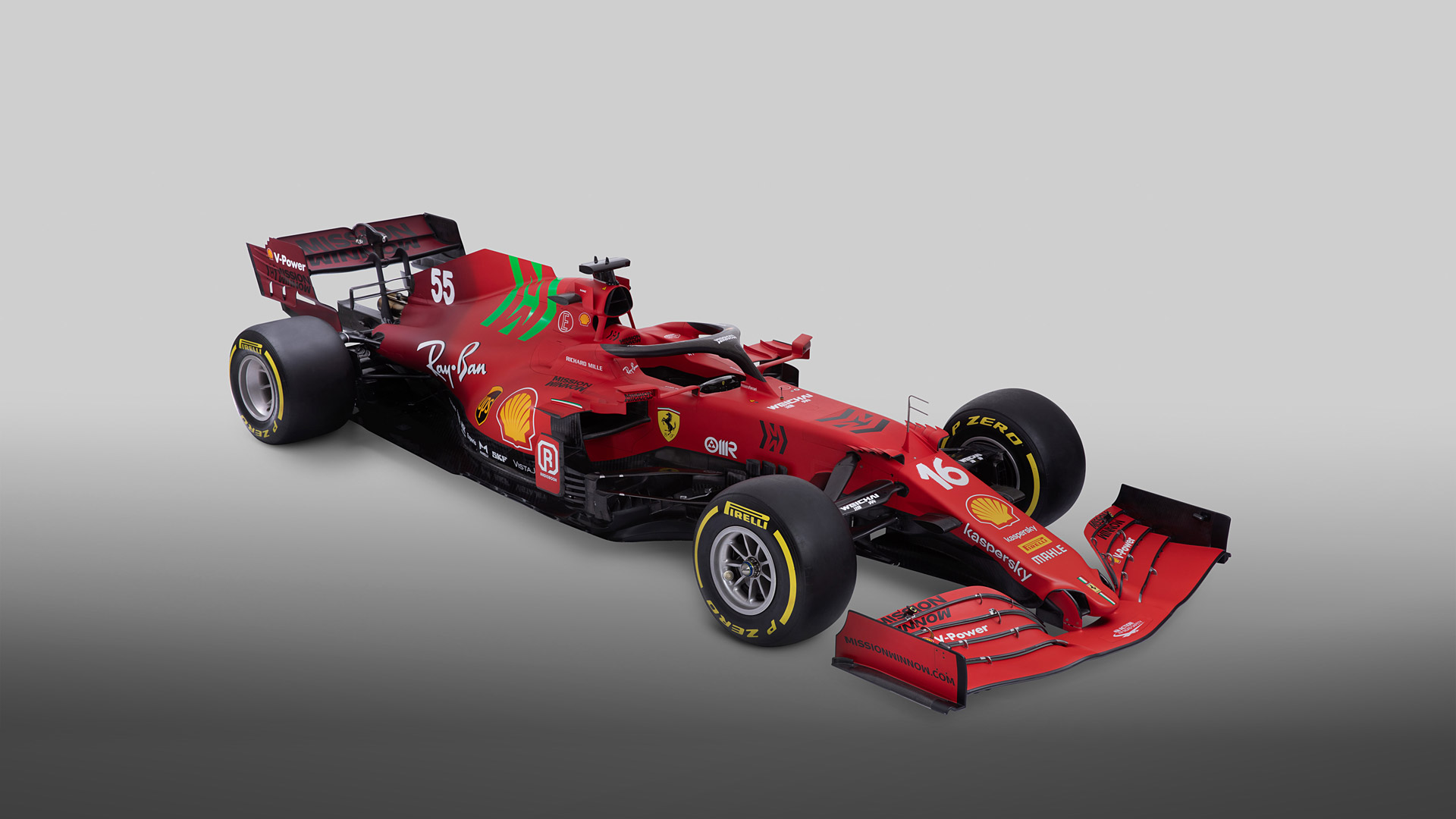 Formula 1 Racing Motorsport Formula Cars Ferrari Scuderia Ferrari SF21 Car Race Cars Vehicle Red Car 1920x1080