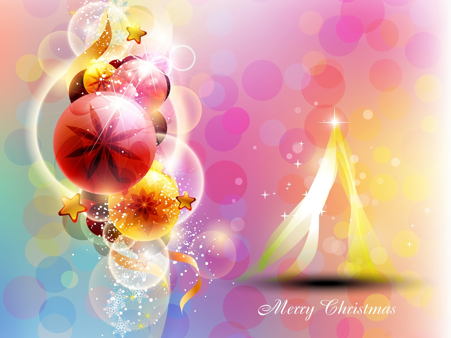 Bauble Christmas Colors Decoration Merry Christmas 1920x1440