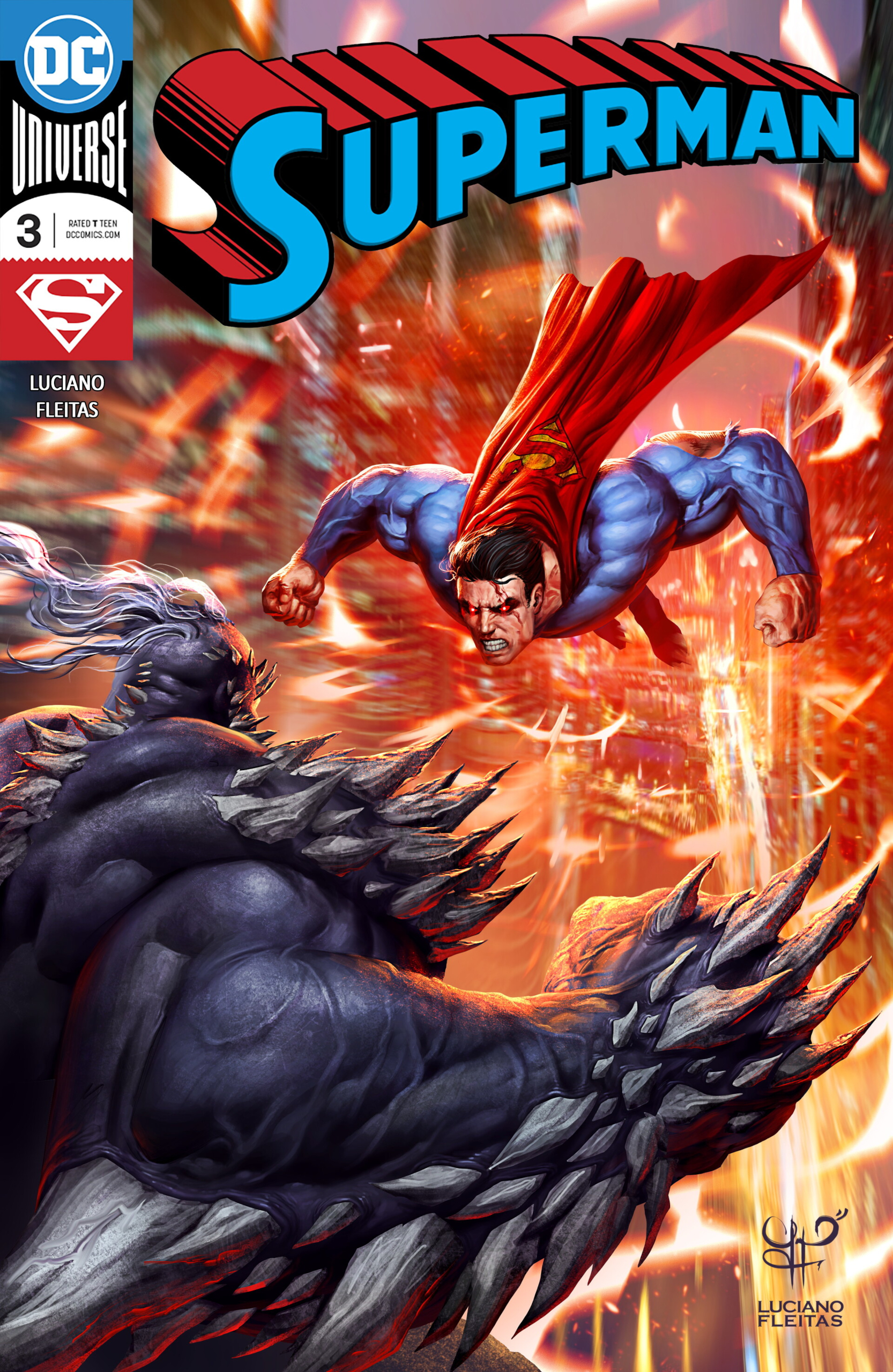 DC Comics Comic Books Comics Superman Doomsday Fighting Portrait Display Artwork 1666x2560