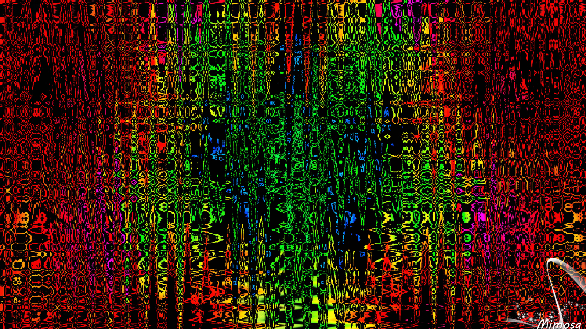 Abstract Artistic Colorful Colors Digital Art 1920x1080