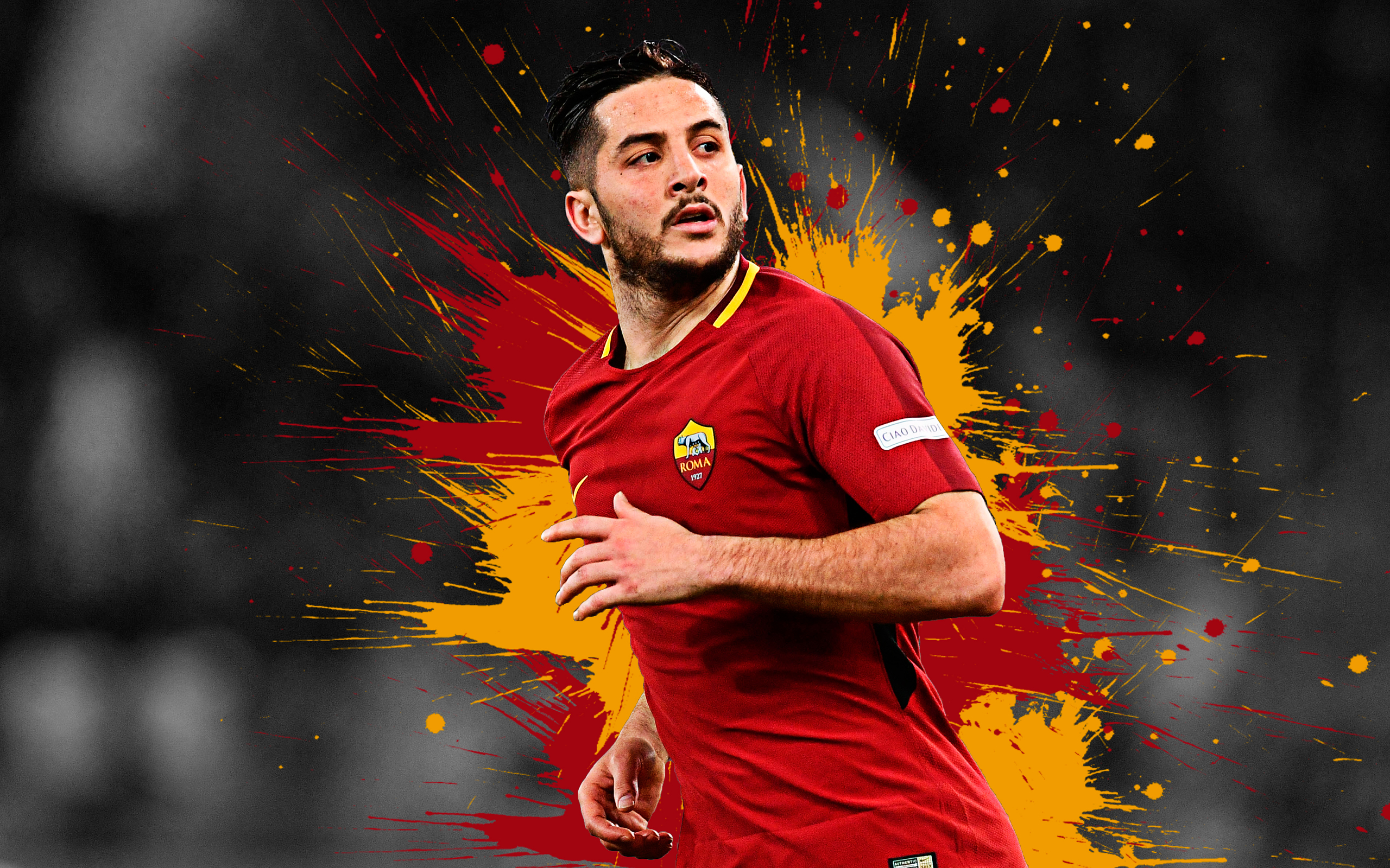 A S Roma Greek Kostas Manolas Soccer 2560x1600