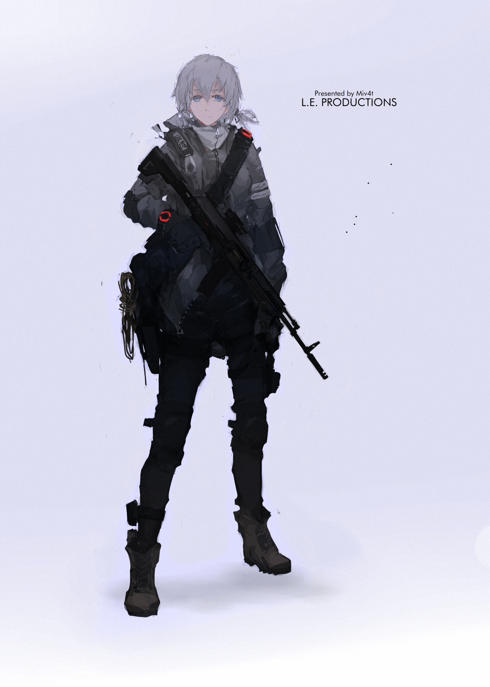 Miv4t Anime Gun Tom Clancys The Division 2 AK 12 Anime Girls 1000x1400