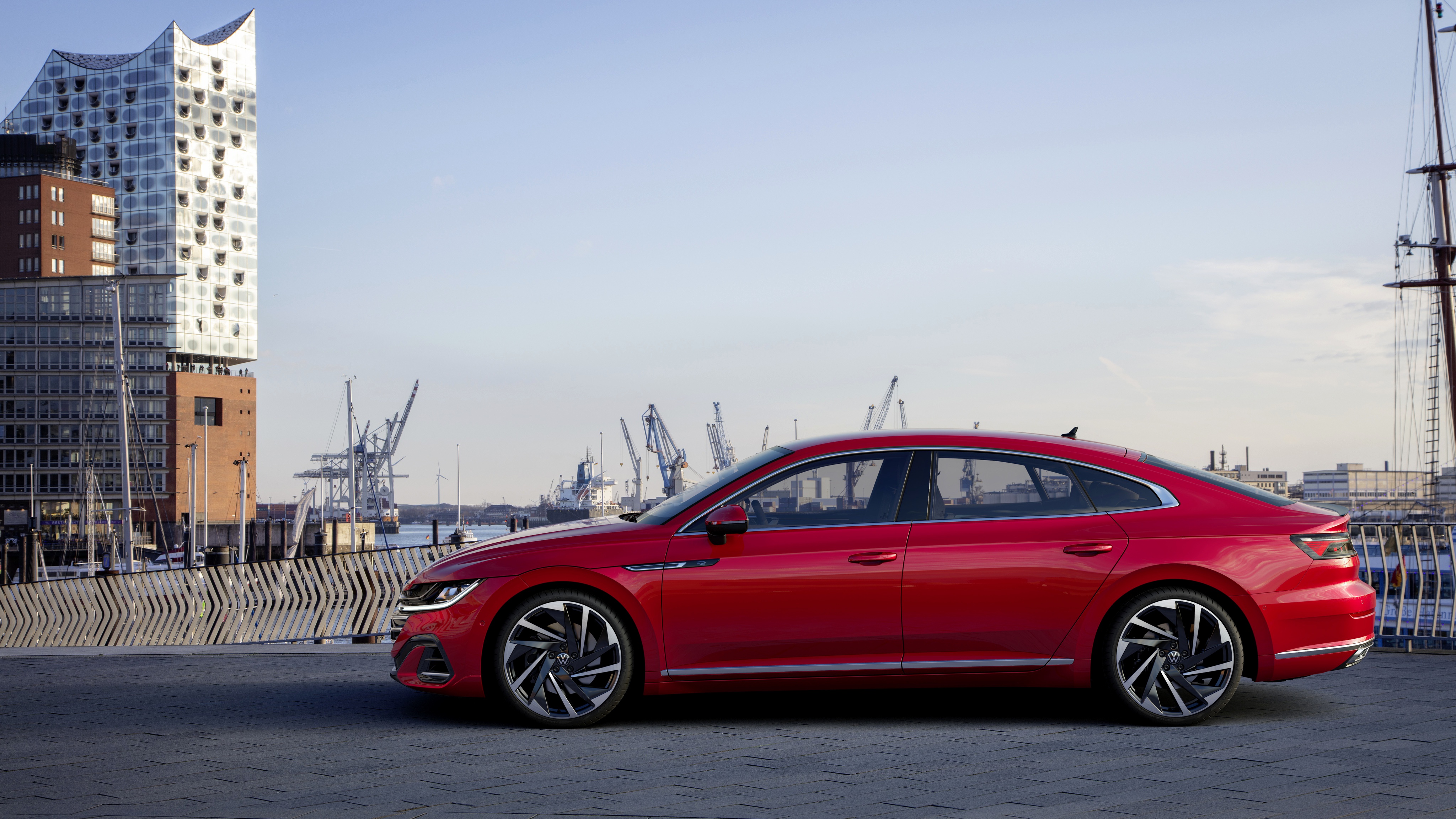 Car Luxury Car Red Car Volkswagen Volkswagen Arteon Volkswagen Arteon R Line 4096x2303