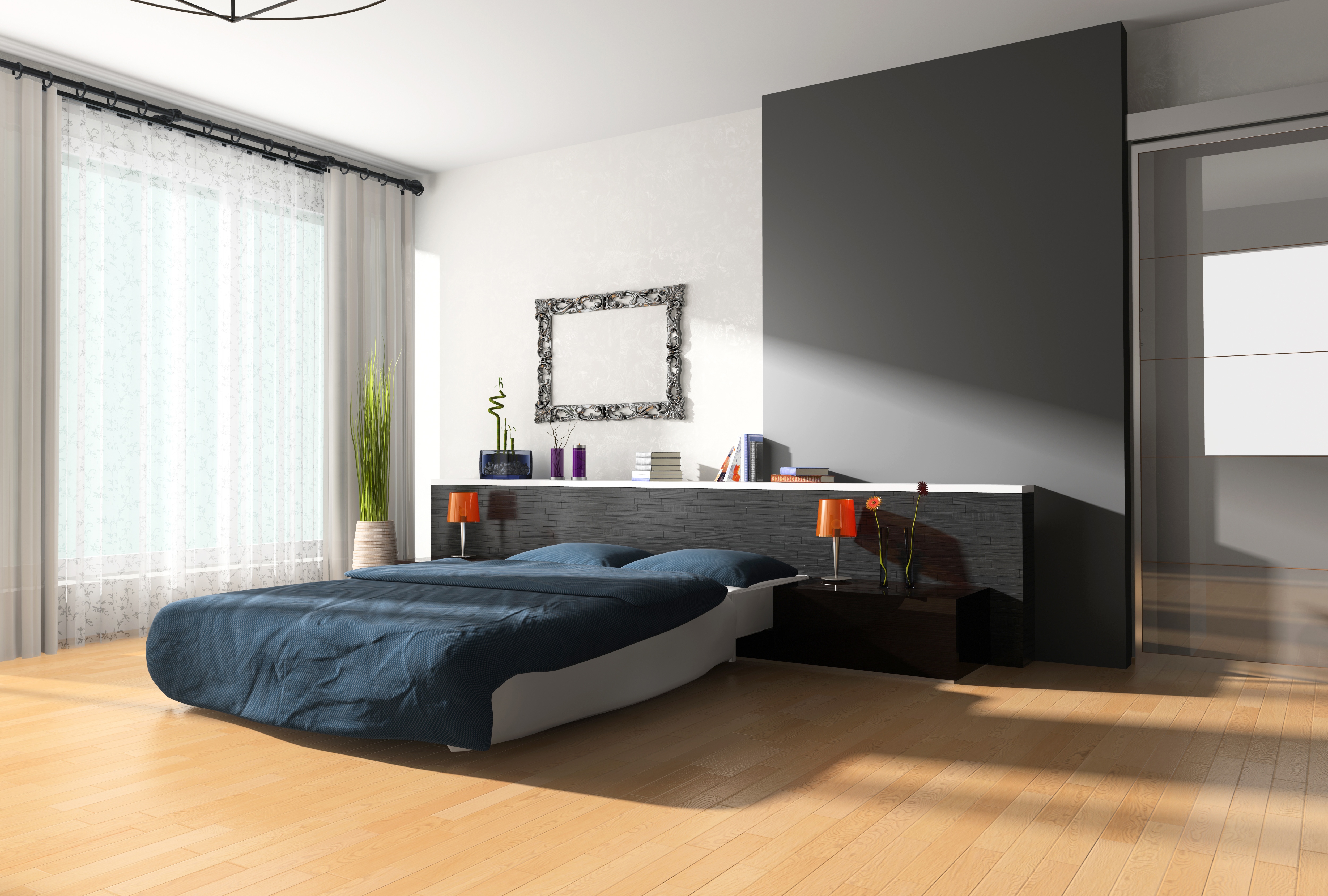 Bed Bedroom Cgi Furniture Room 5000x3375
