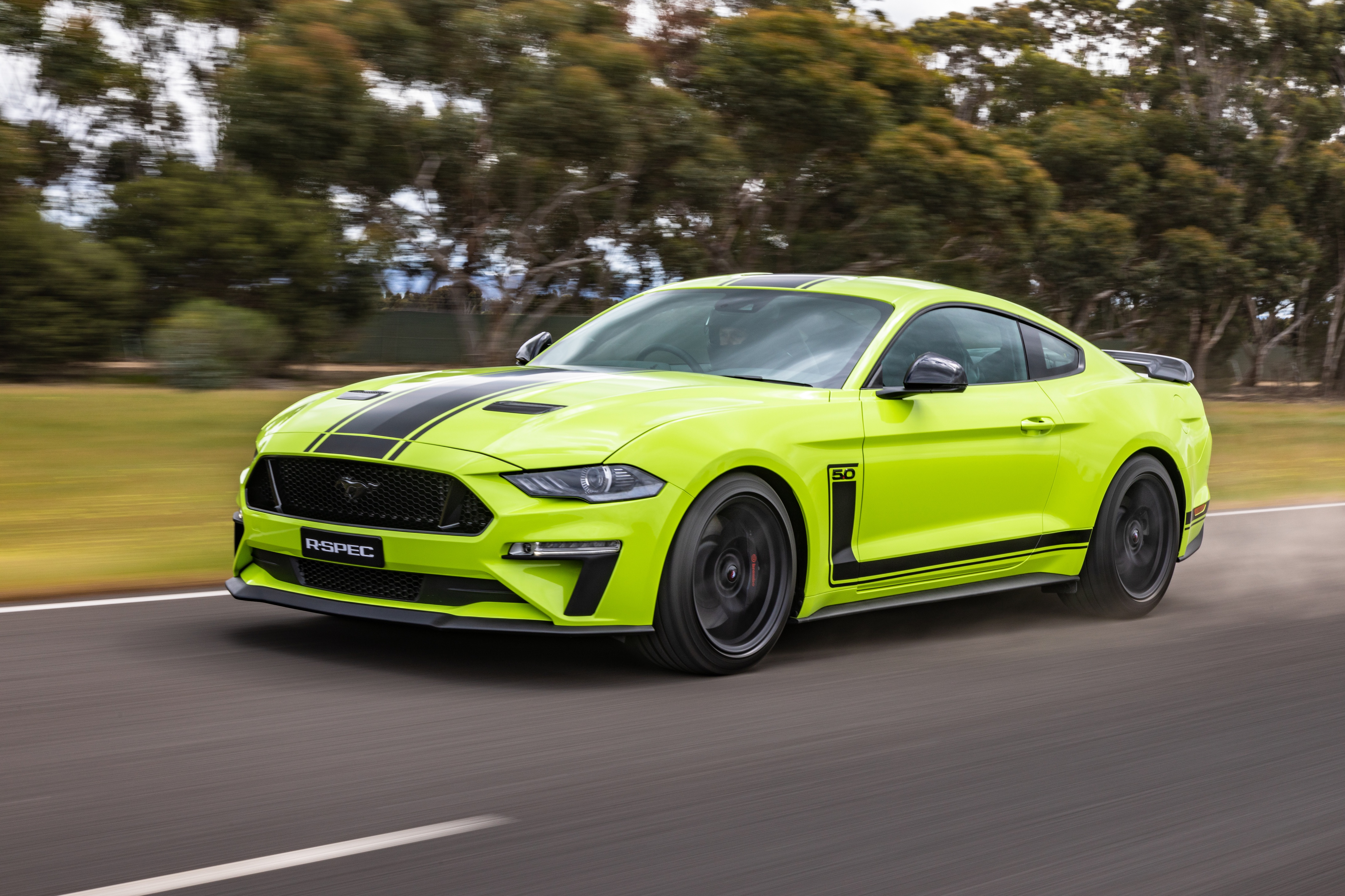 Car Ford Ford Mustang Green Car Muscle Car Vehicle 4368x2912