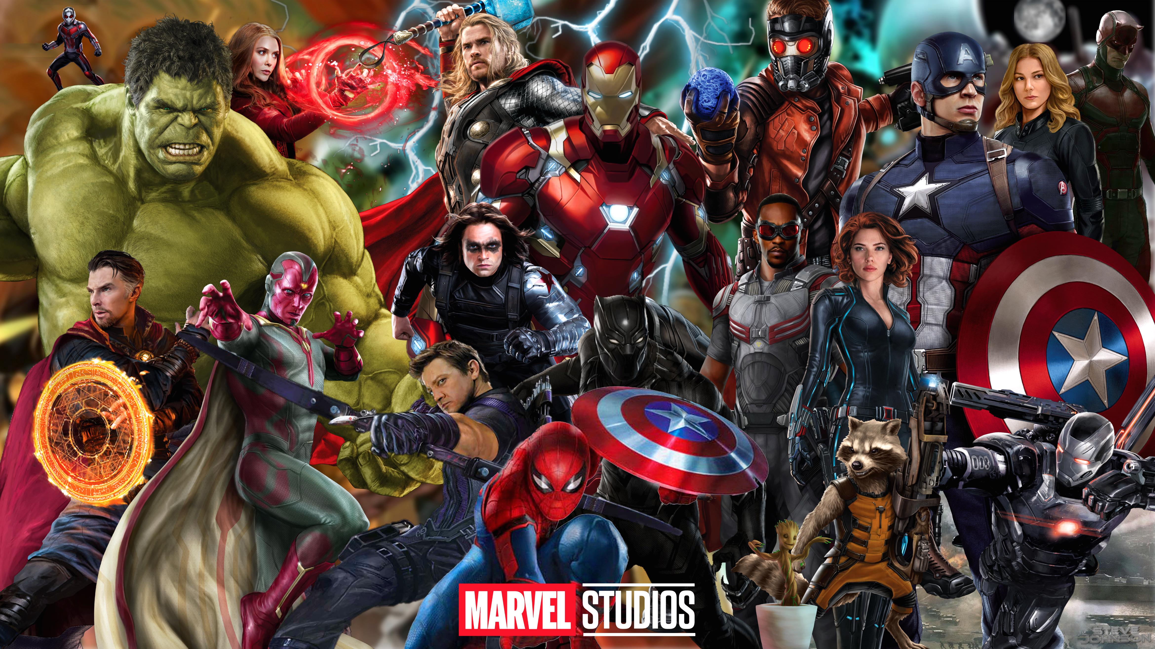 Ant Man Avengers Black Panther Marvel Comics Black Widow Captain America Daredevil Doctor Strange Fa 4679x2632