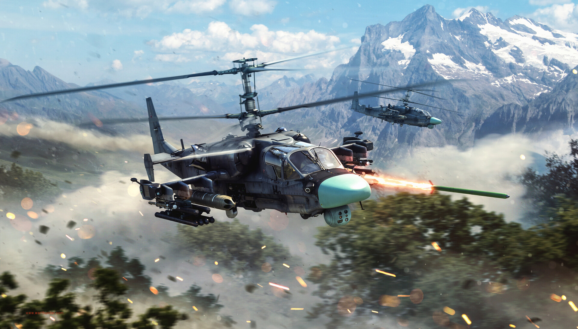 Attack Helicopter Helicopter War Thunder 1920x1094