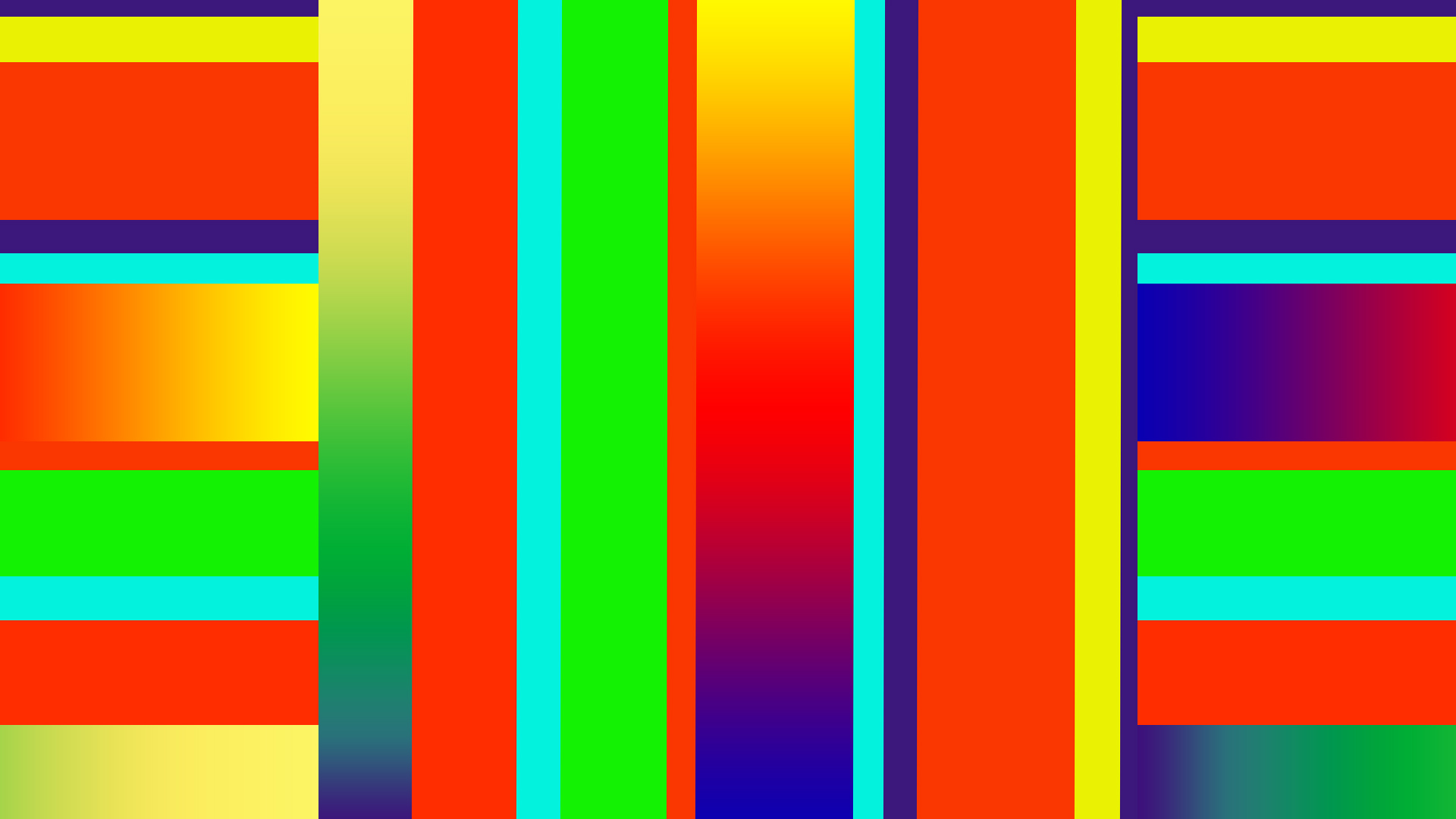 Abstract Colorful Digital Art Geometry Rectangle Stripes 1920x1080