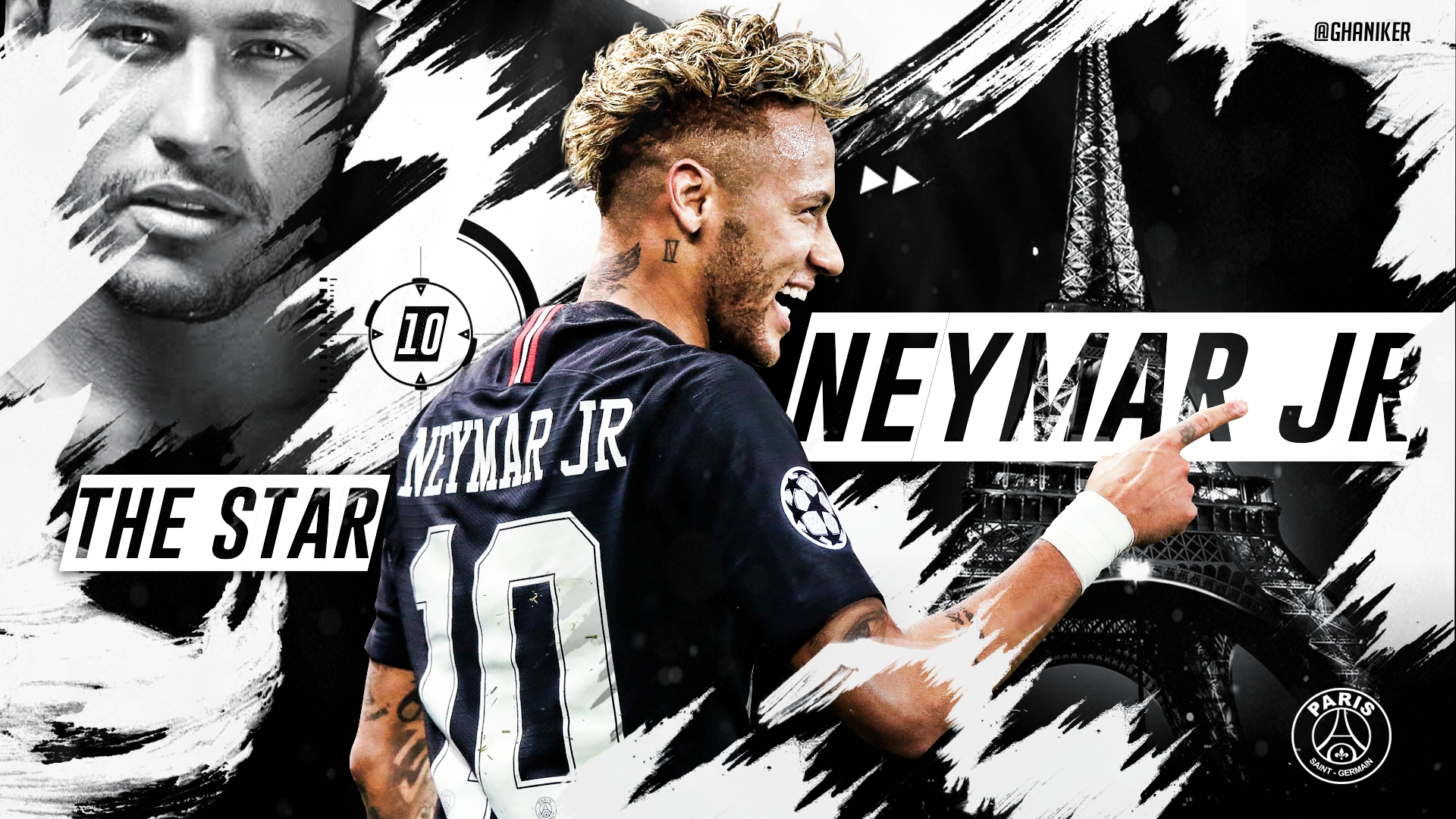 Neymar Paris Saint Germain F C Soccer 1920x1080