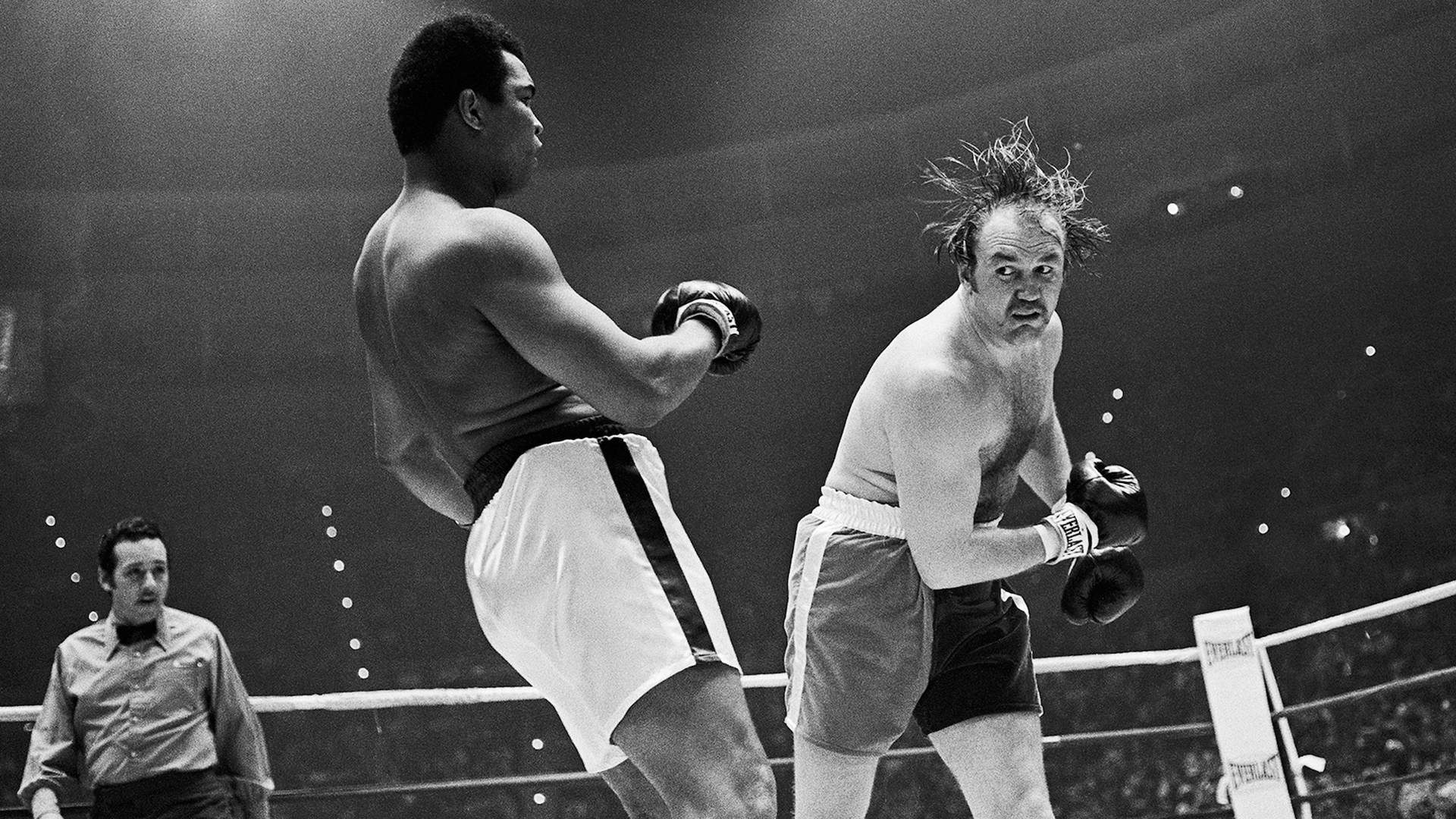 Muhammad Ali Chuck Wepner Boxing 1975 Legends Veteran Monochrome 1920x1080