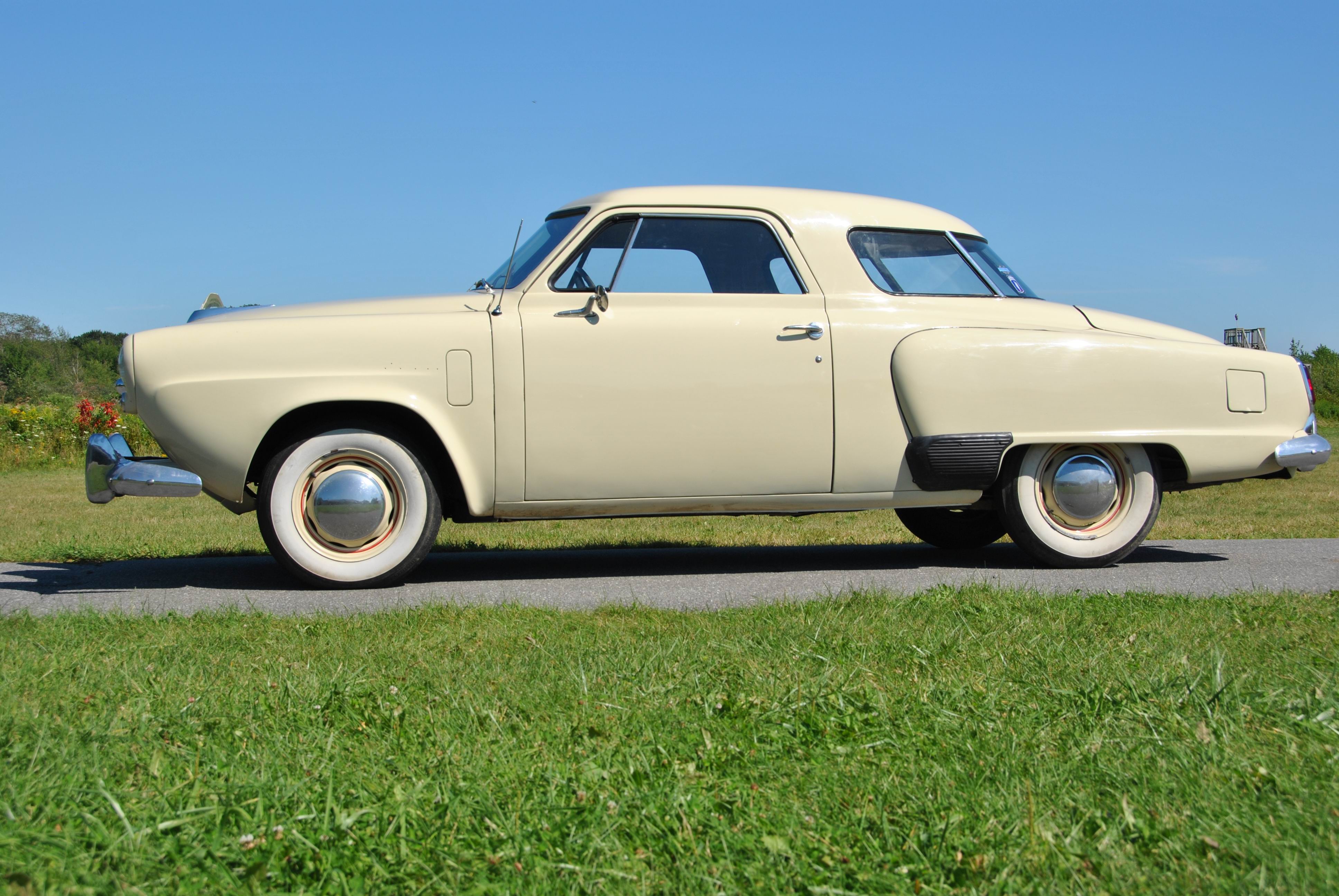 Beige Car Car Old Car Studebaker Champion Starlight Coupe 039 Bullet Nose 039 Vintage Car 3872x2592