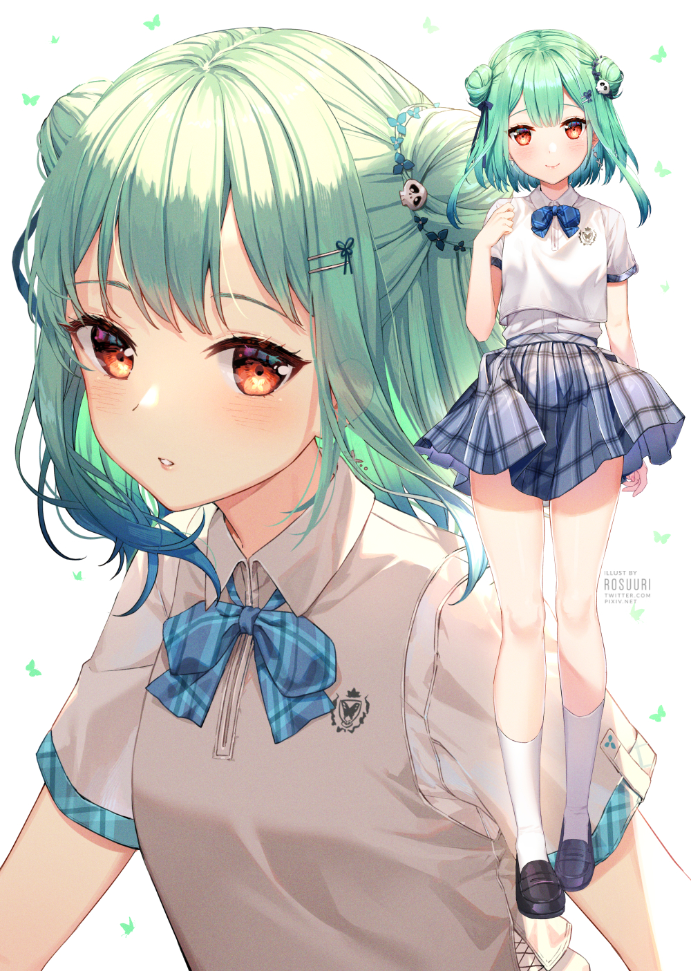 Anime Anime Girls Digital Art Artwork 2D Portrait Display Vertical Hololive Uruha Rushia Rosuuri 1000x1405