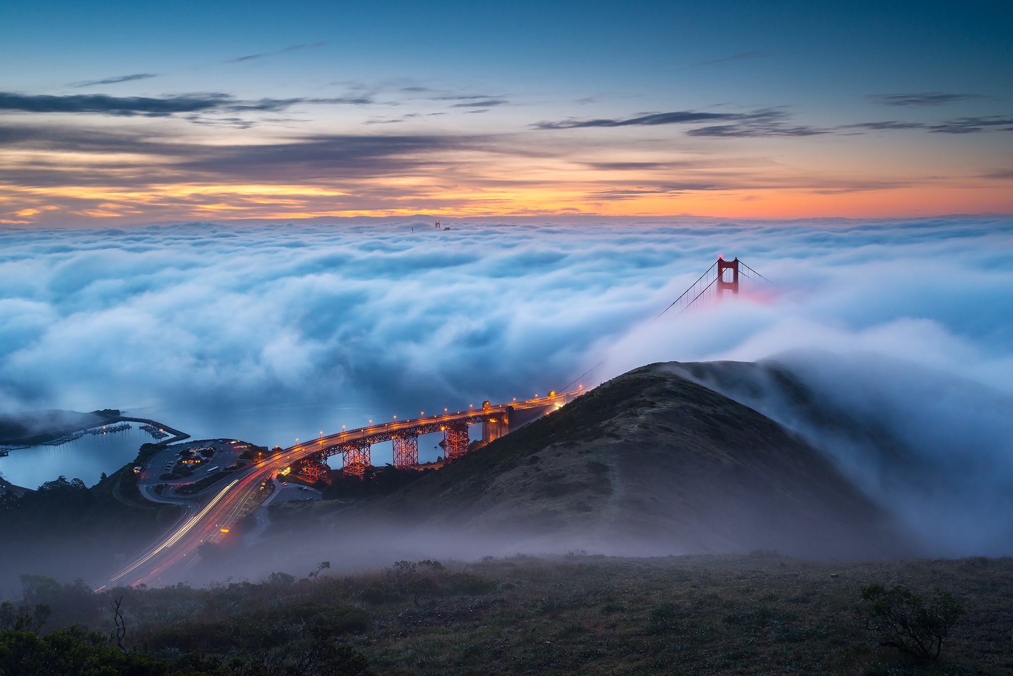 Bridge Cloud Golden Gate Horizon 2048x1367