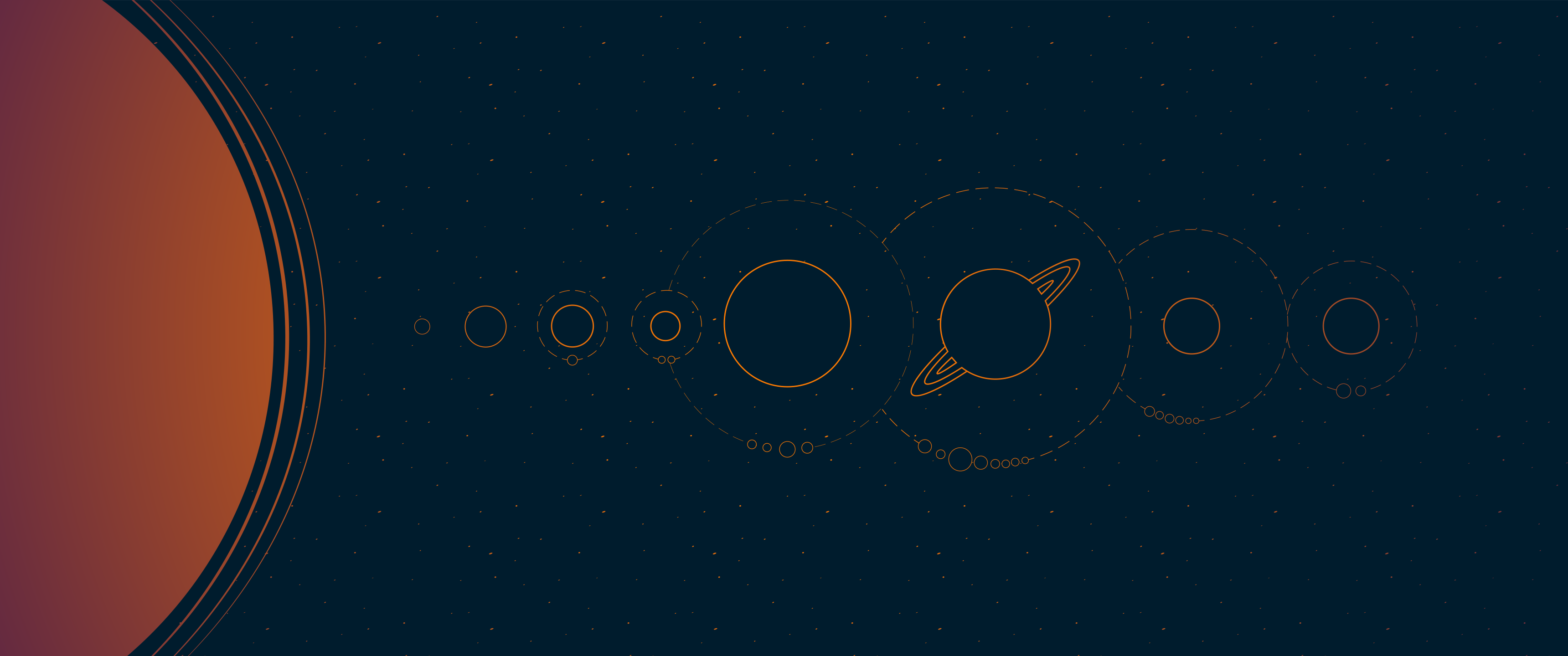Space Solar System Planet 3440x1440