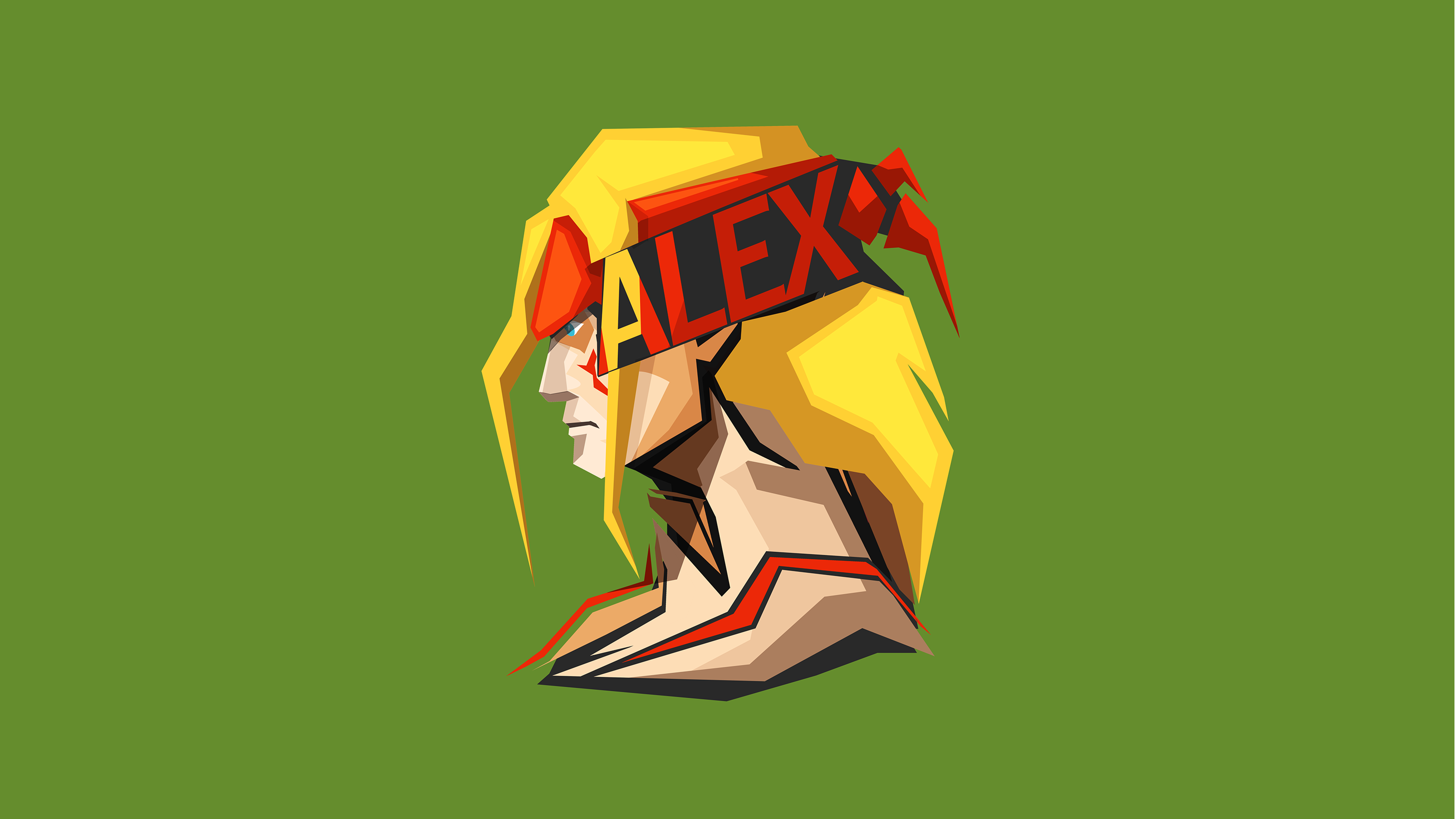 Alex Street Fighter 7680x4320